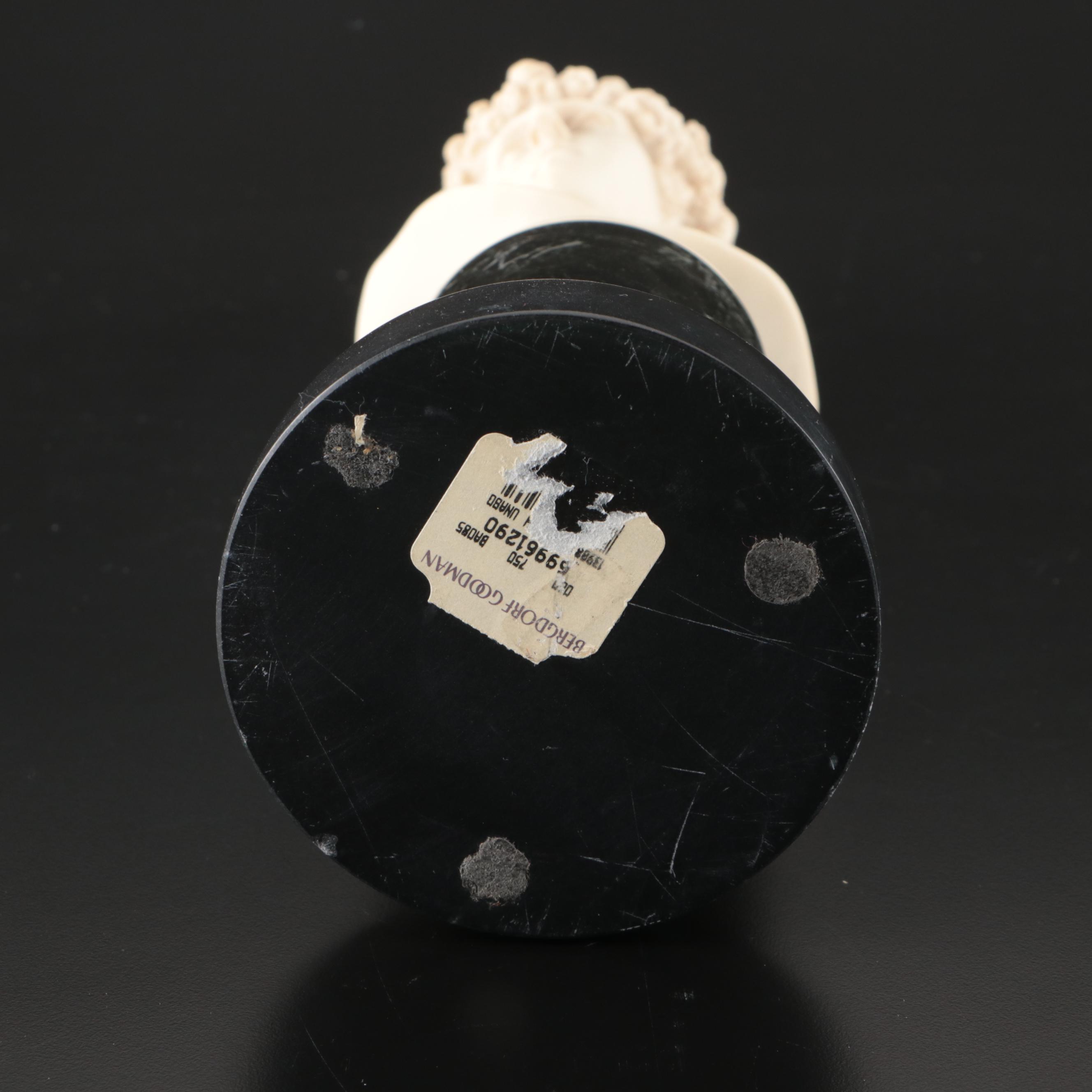 Bergdorf Goodman Alabaster Bust and "Venus de Milo" Composite Bust