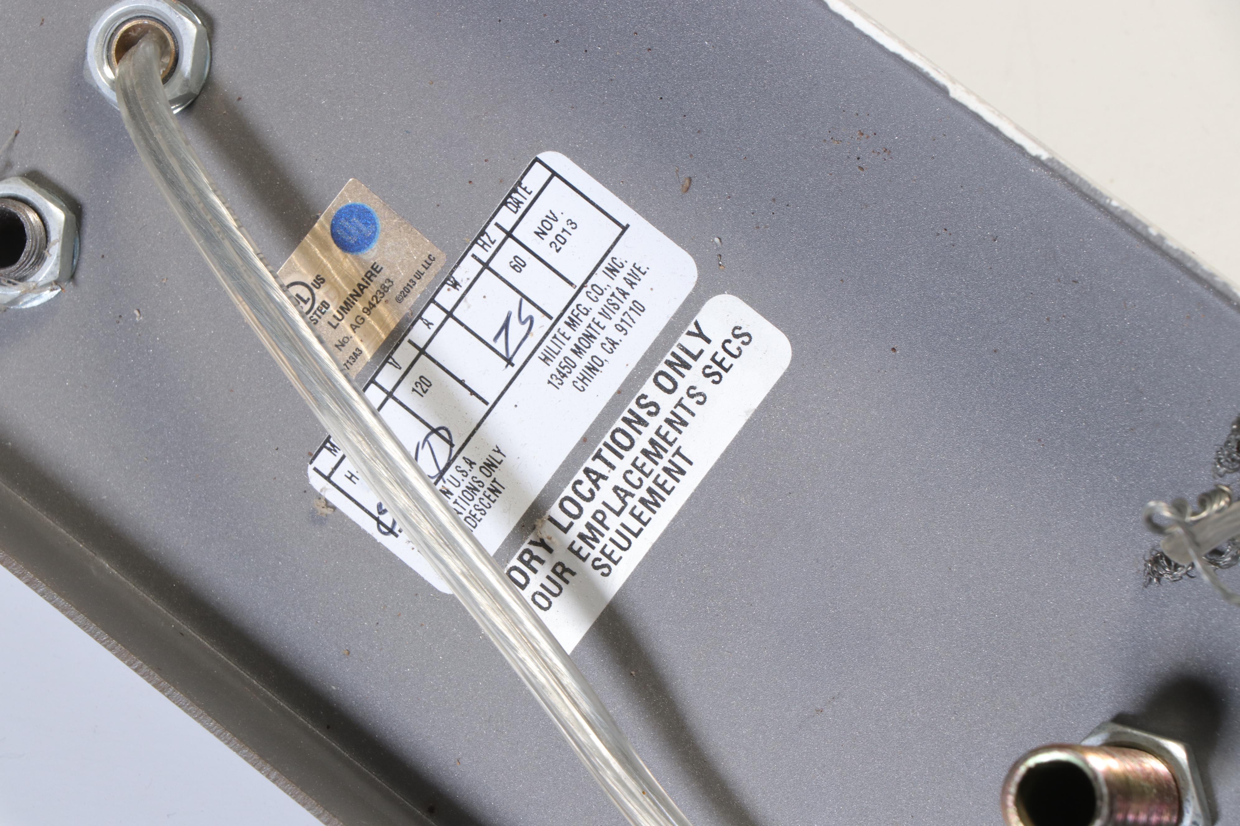 Hilite Polished Aluminum Kitchen Island Pot Rack with Pendant Lights, 2013