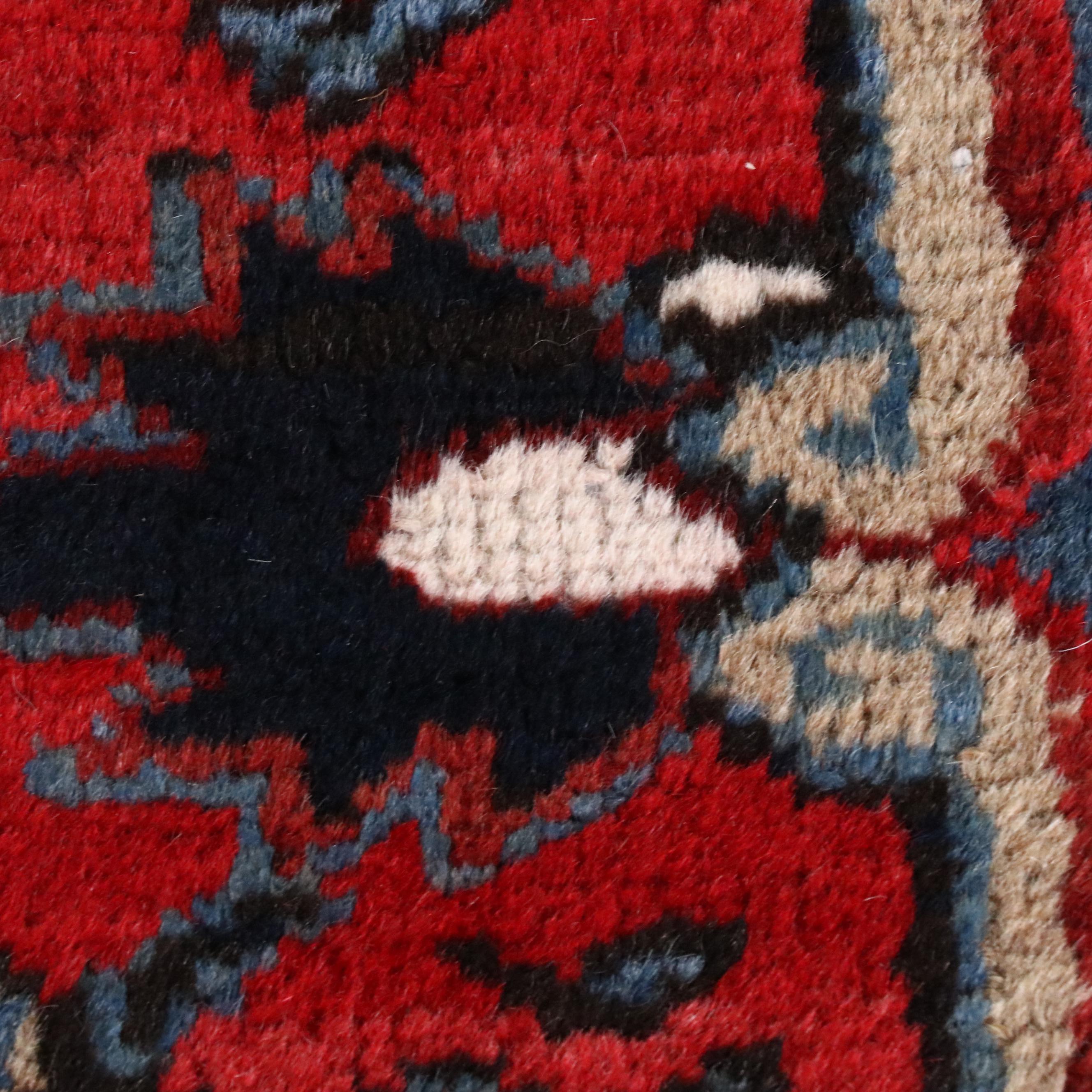 9'3 x 11'9 Hand-Knotted Persian Heriz Area Rug