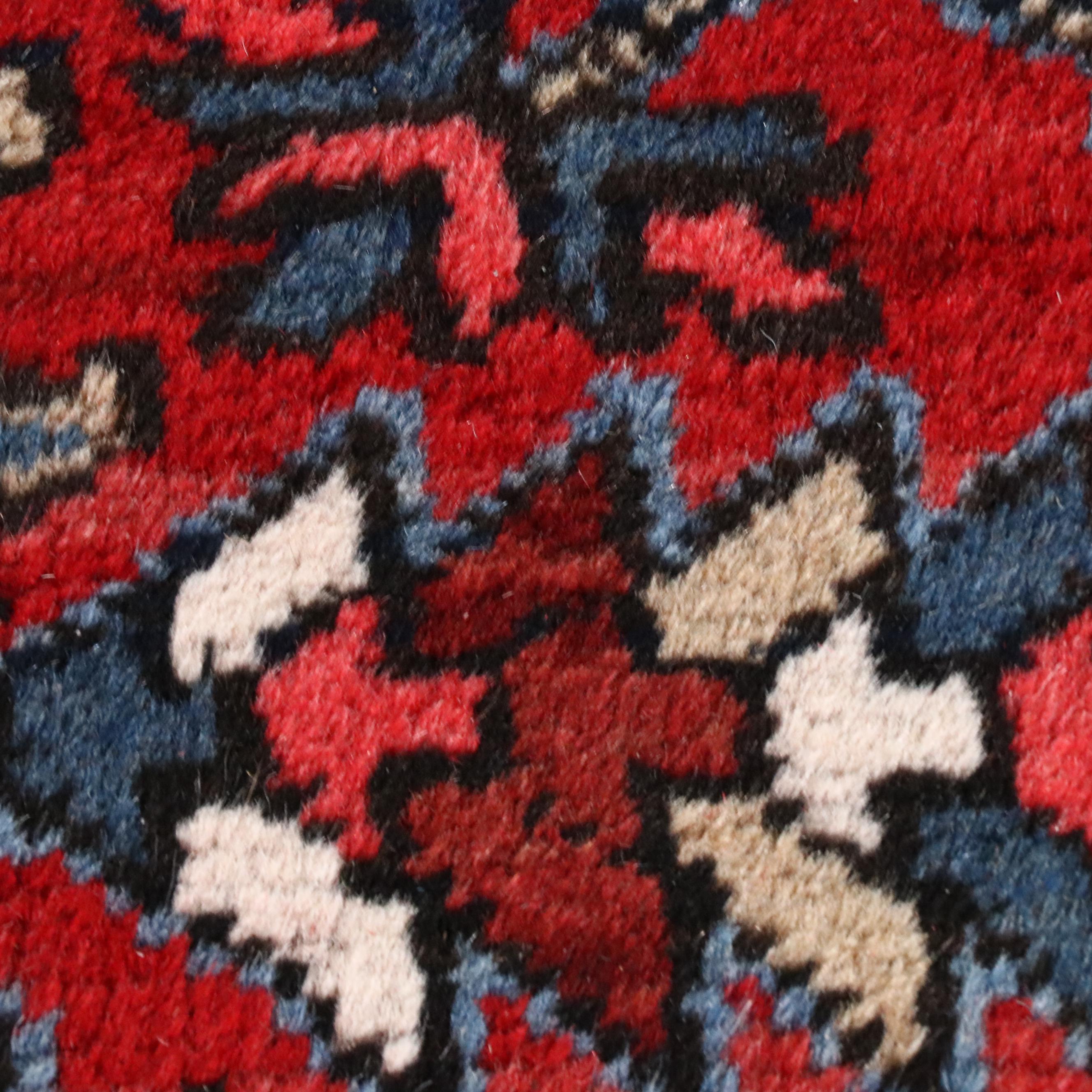 9'3 x 11'9 Hand-Knotted Persian Heriz Area Rug