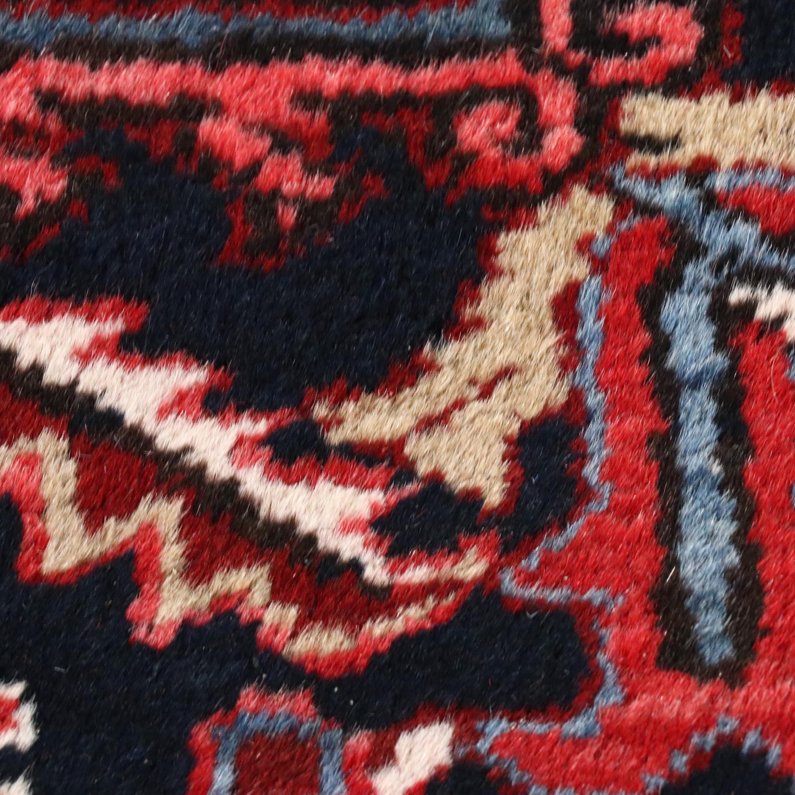 9'3 x 11'9 Hand-Knotted Persian Heriz Area Rug