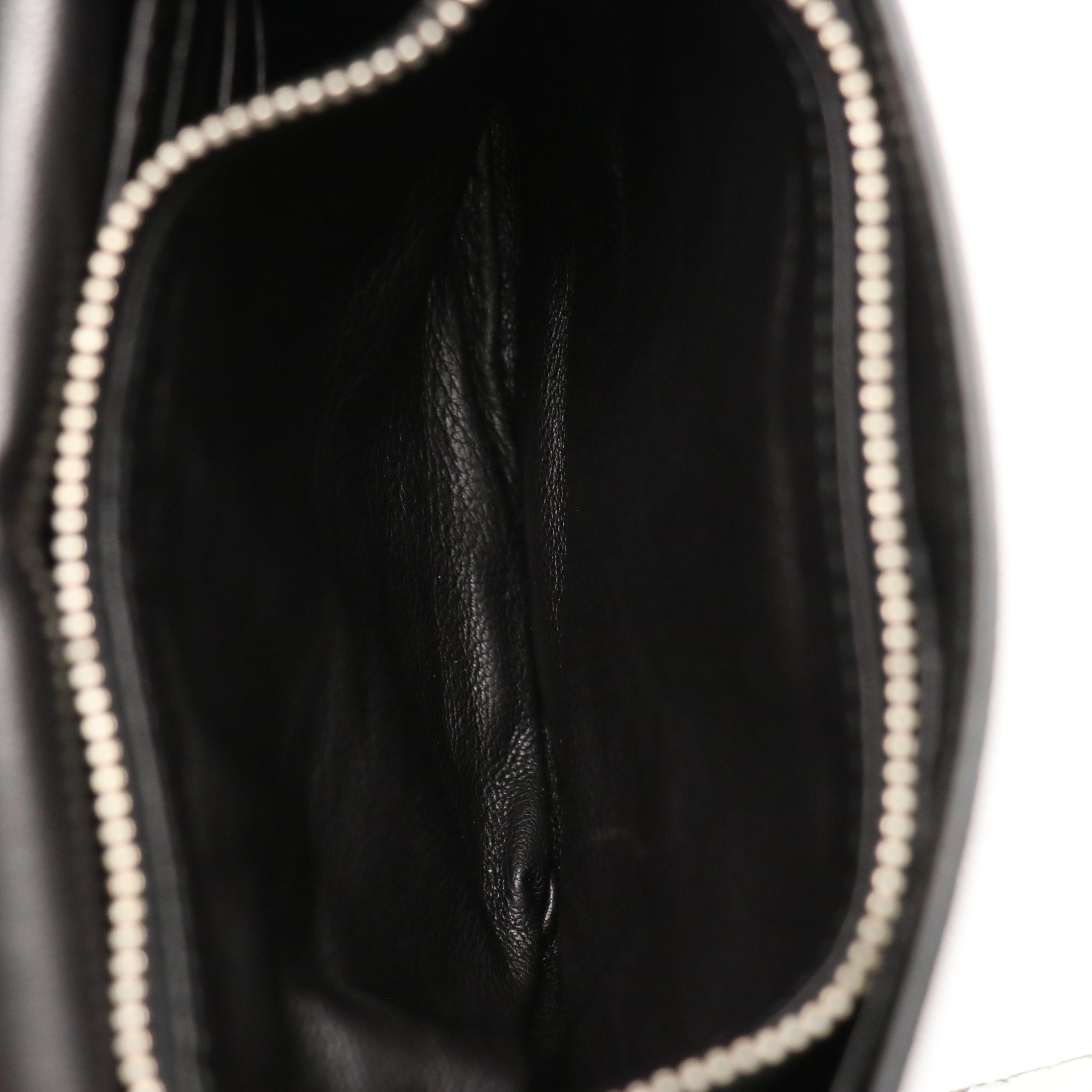 Prada Small Crossbody Bag in Cromo Saffiano Lux Leather