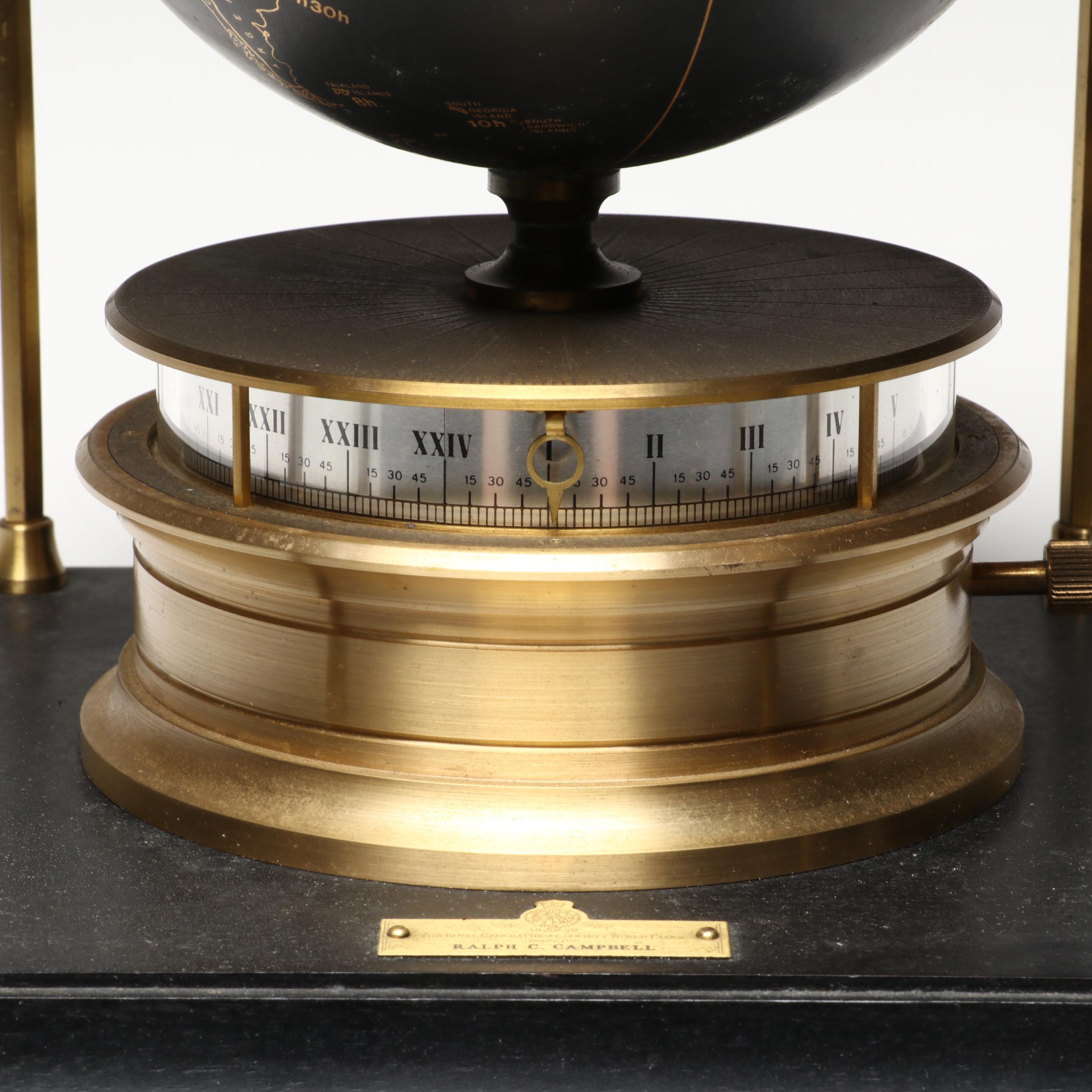 Royal Geographical Society World Clock, 1979