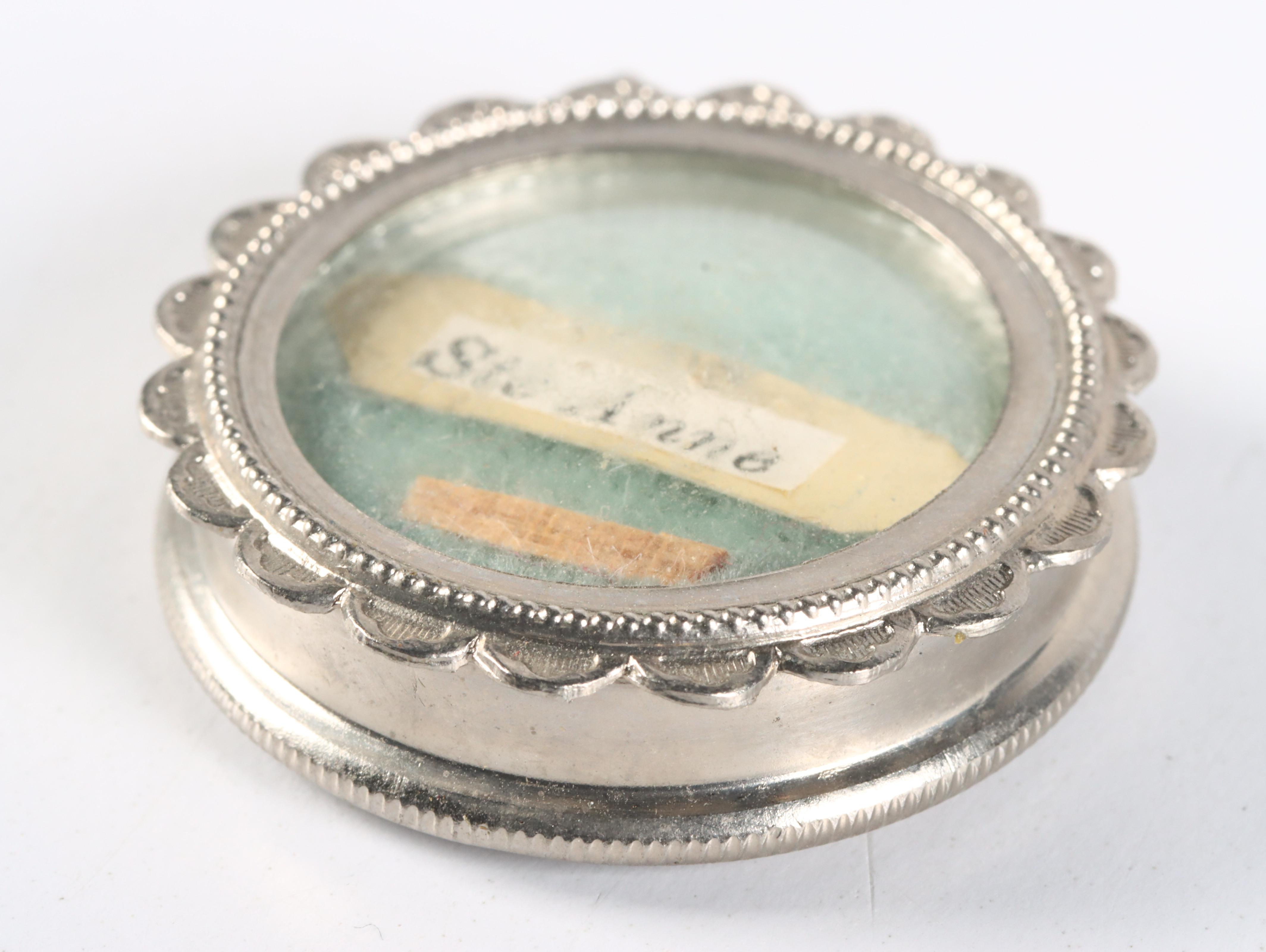 Second Class Relic of Saint Anne on Reliquary with Seal