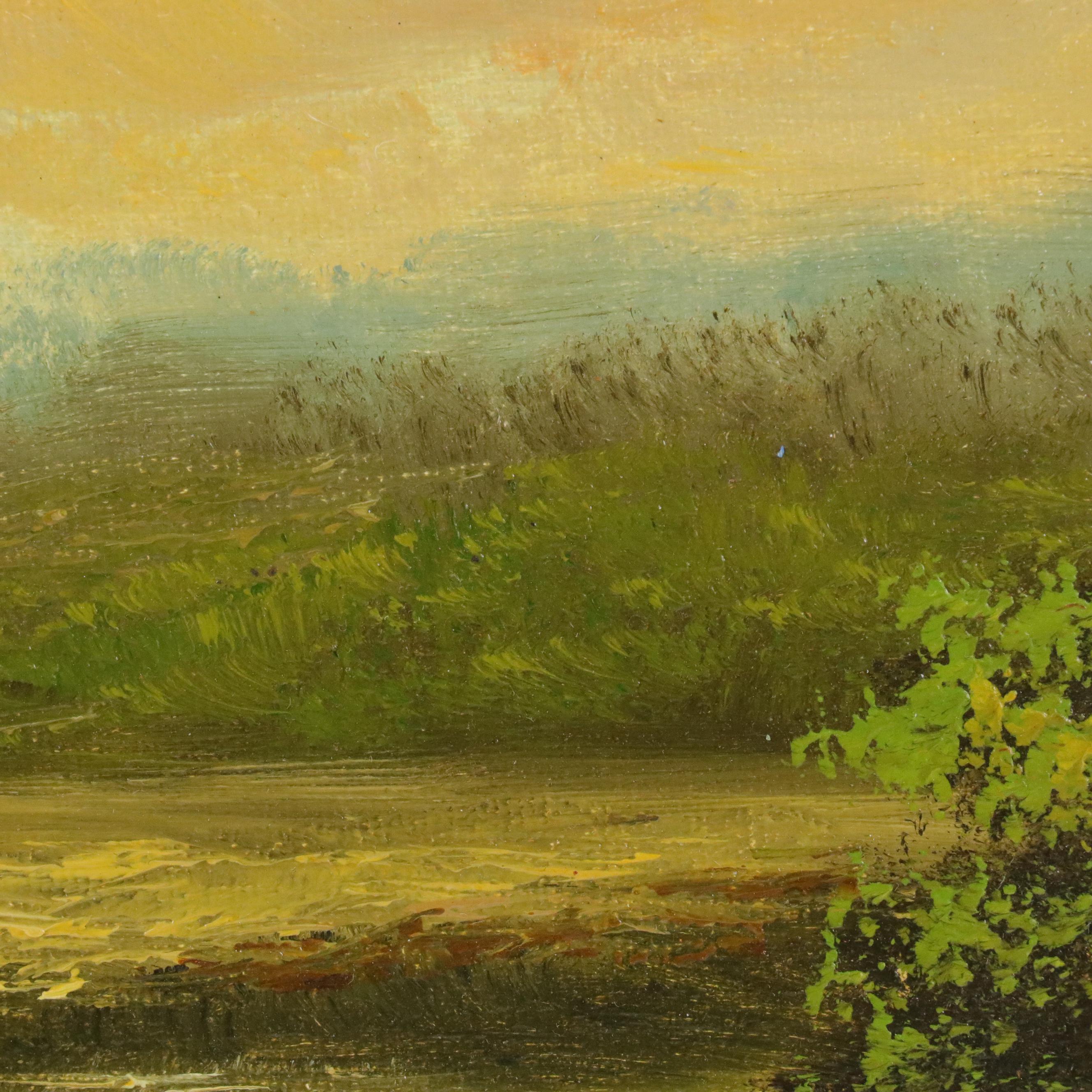 Irene Cafieri Landscape Oil Painting, 20th Century