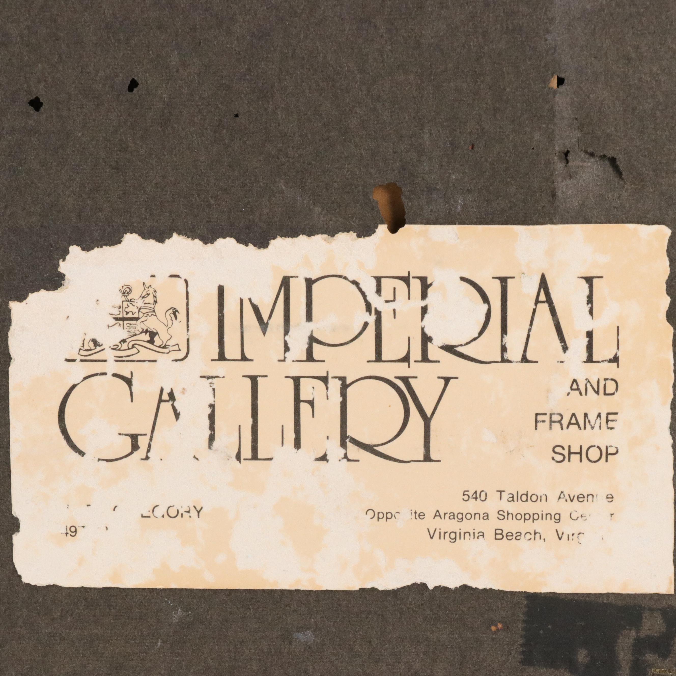 Irene Cafieri Landscape Oil Painting, 20th Century