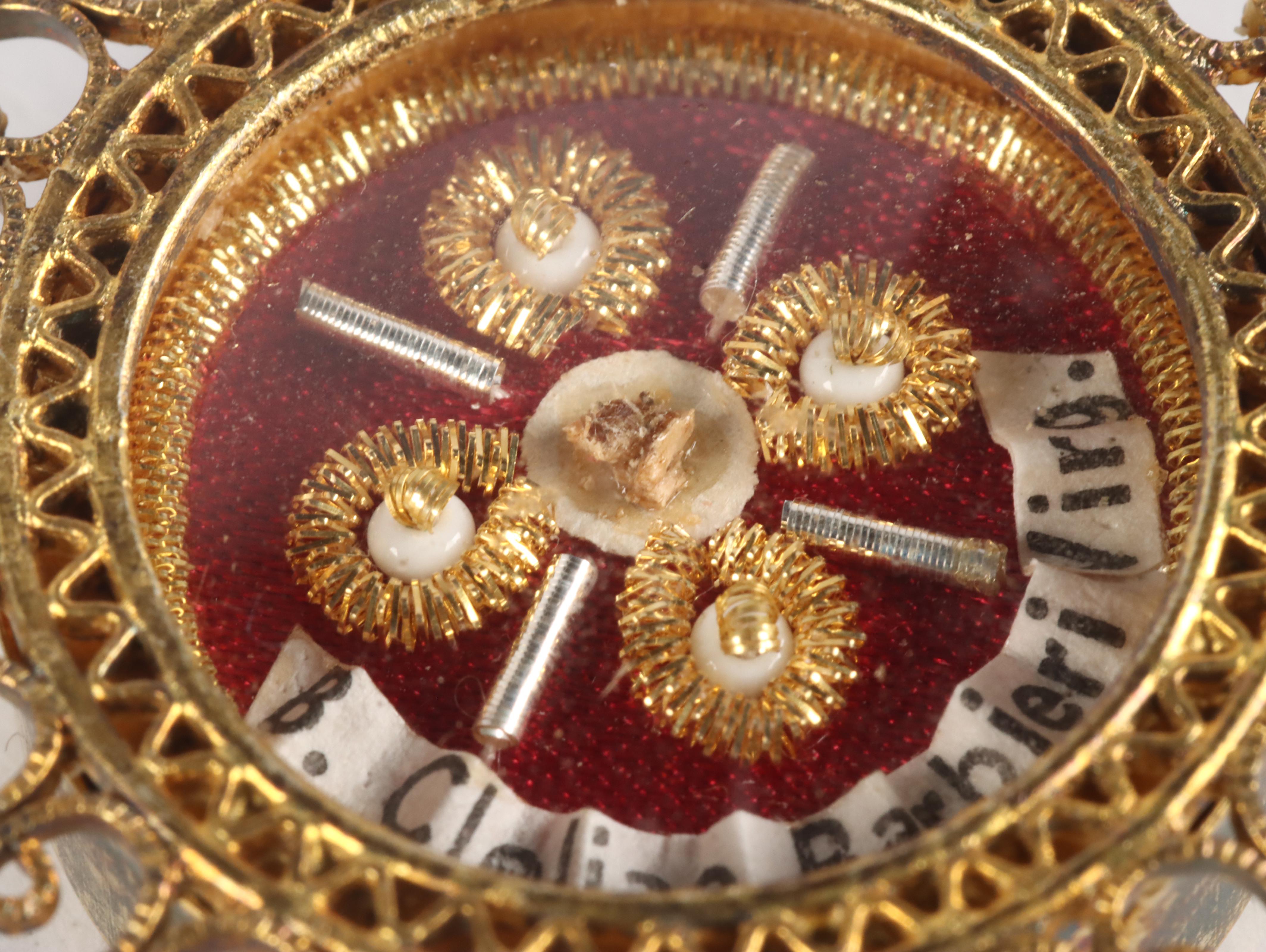 First Class Relic of Saint Clelia Barbieri in Reliquary with Seal