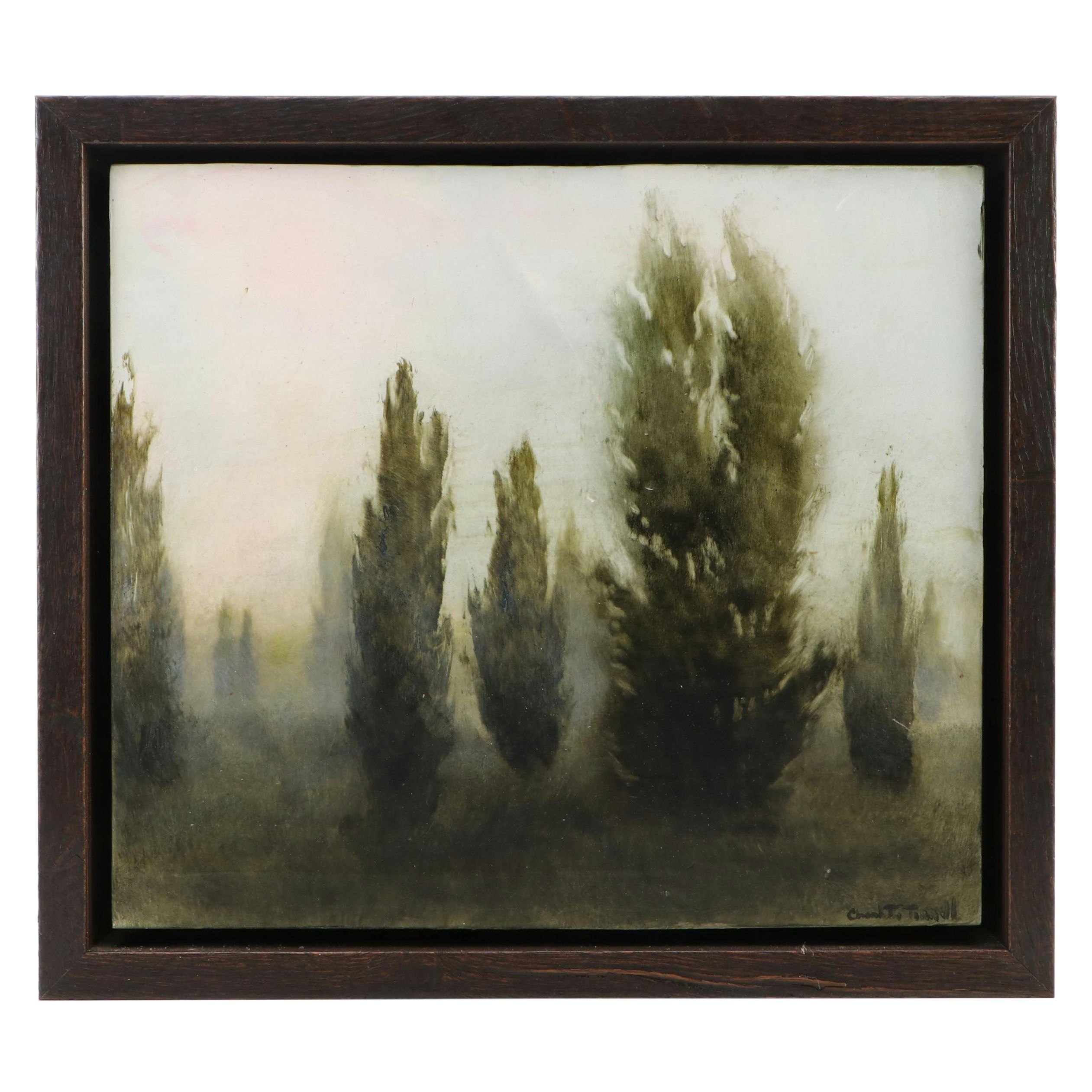 Charlotte Terrell Landscape Oil Painting "Resolute #2," 2015