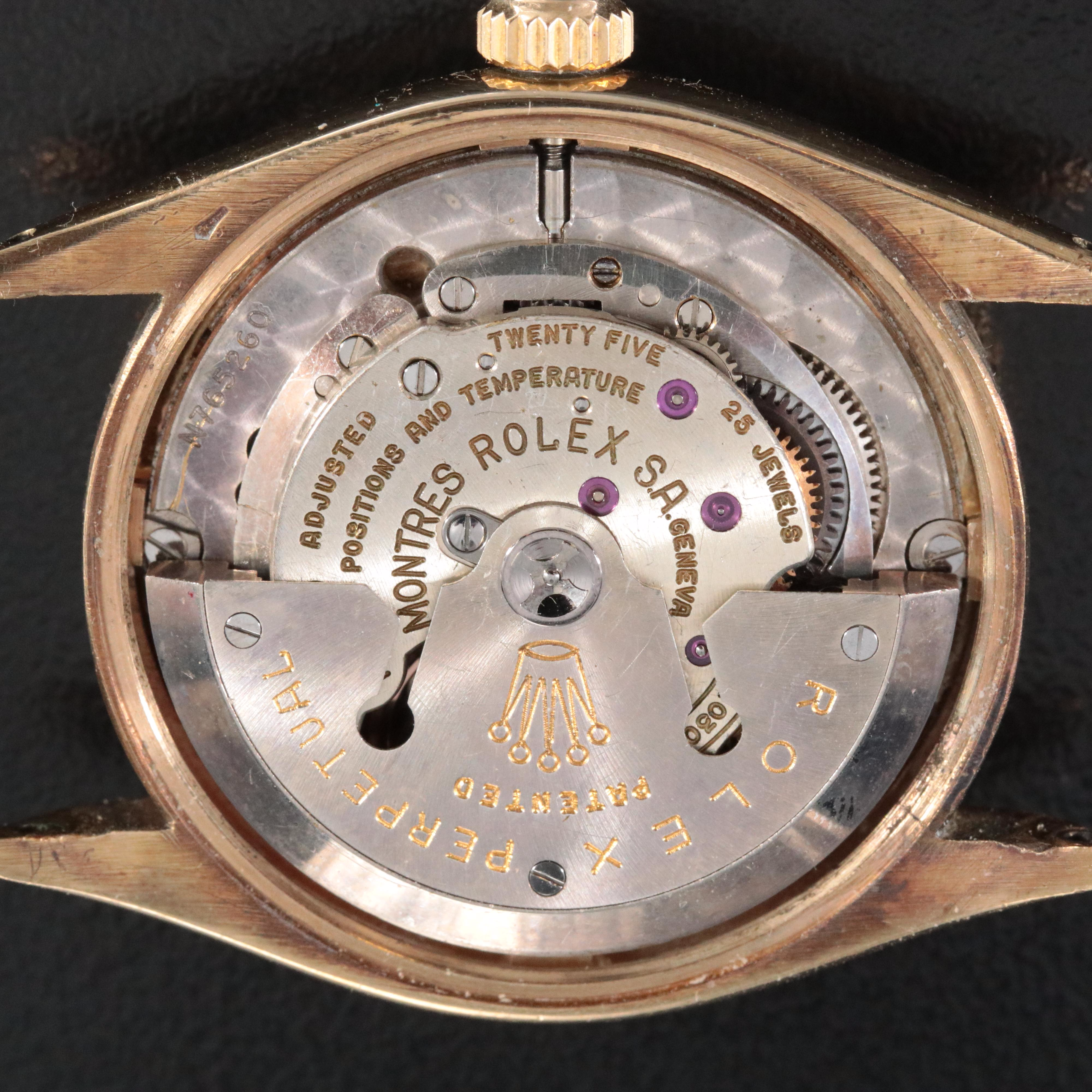 9K Rolex Oyster Perpetual Vintage Watch