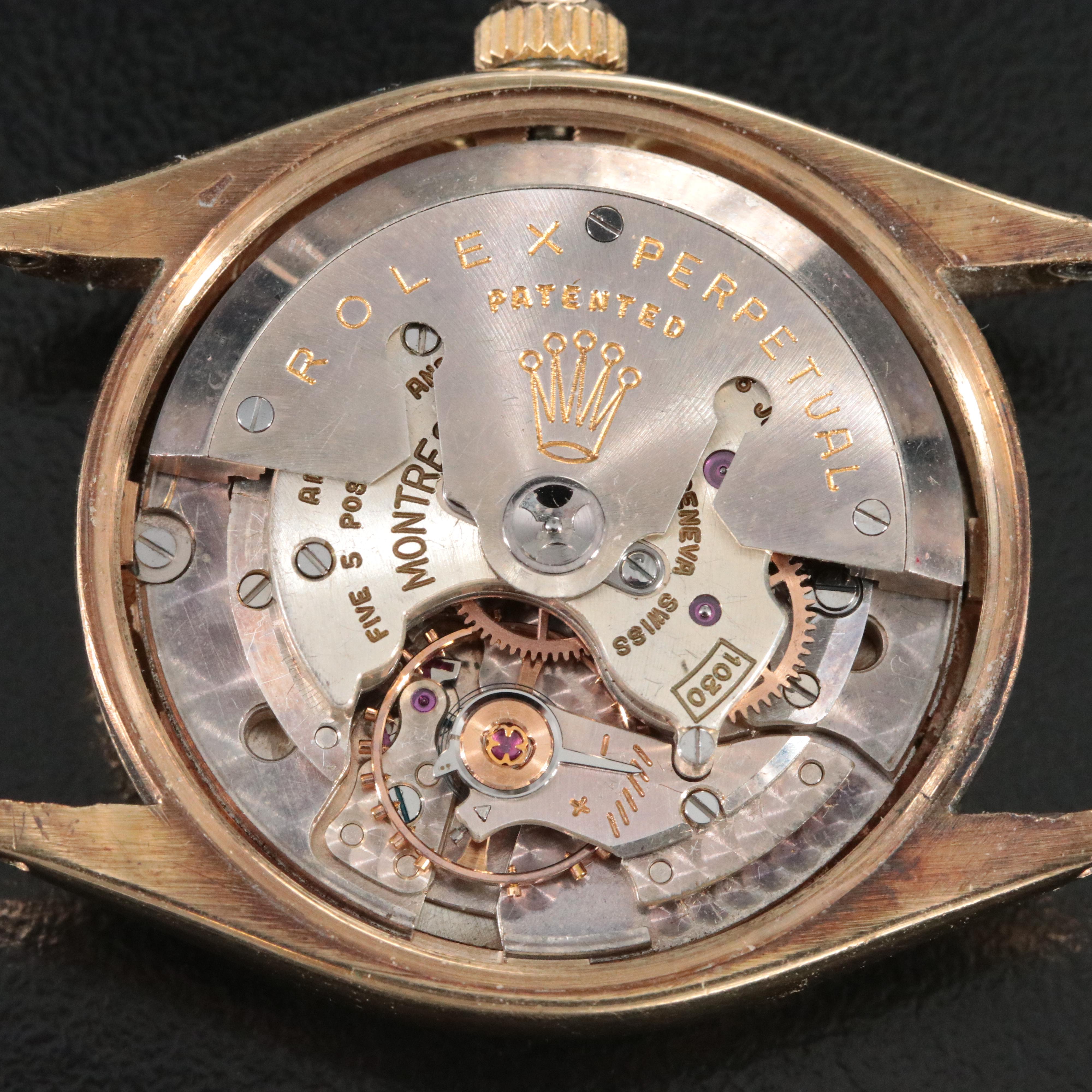 9K Rolex Oyster Perpetual Vintage Watch