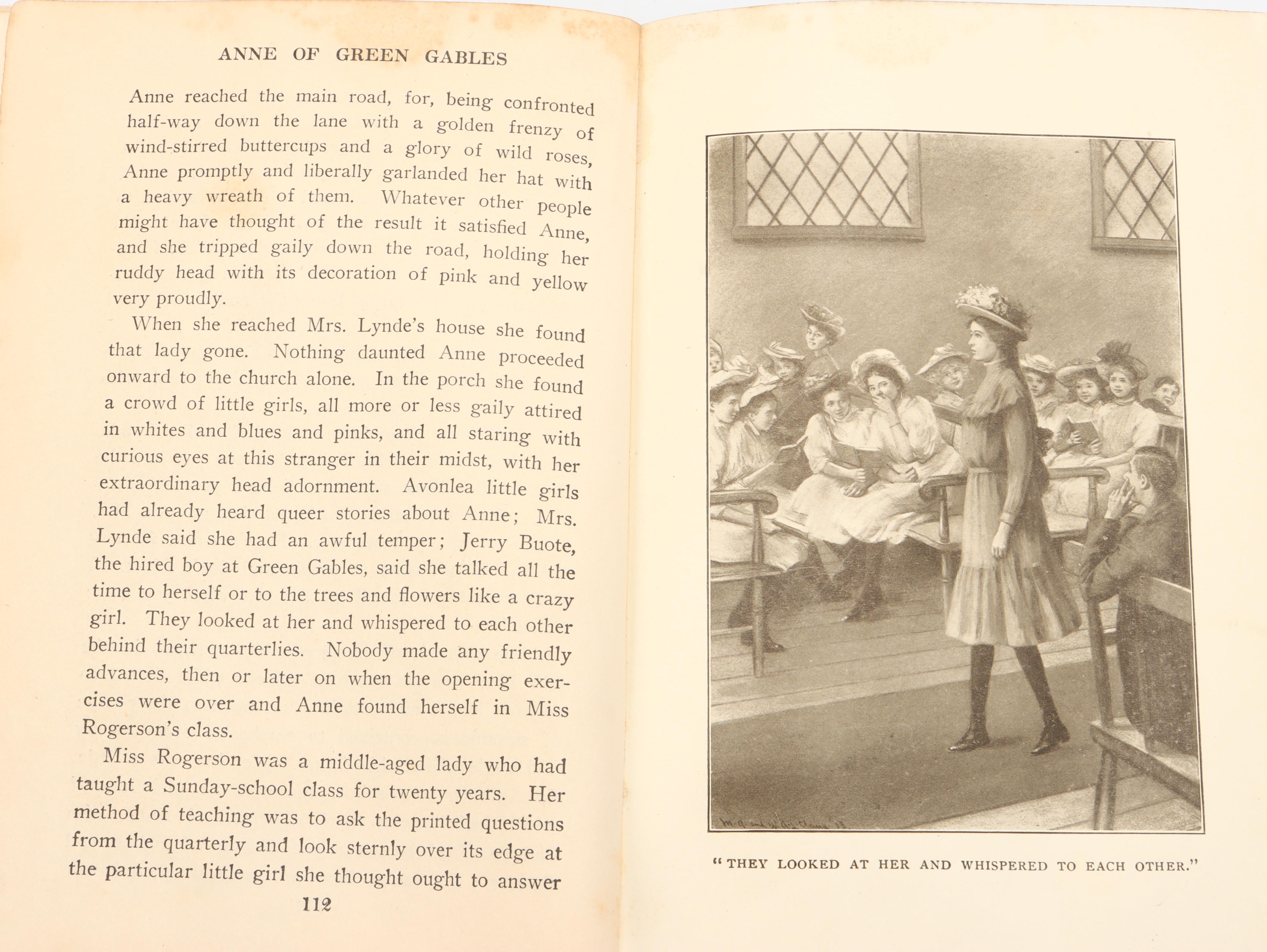 First Edition, First Printing "Anne of Green Gables" by Lucy M. Montgomery, 1908