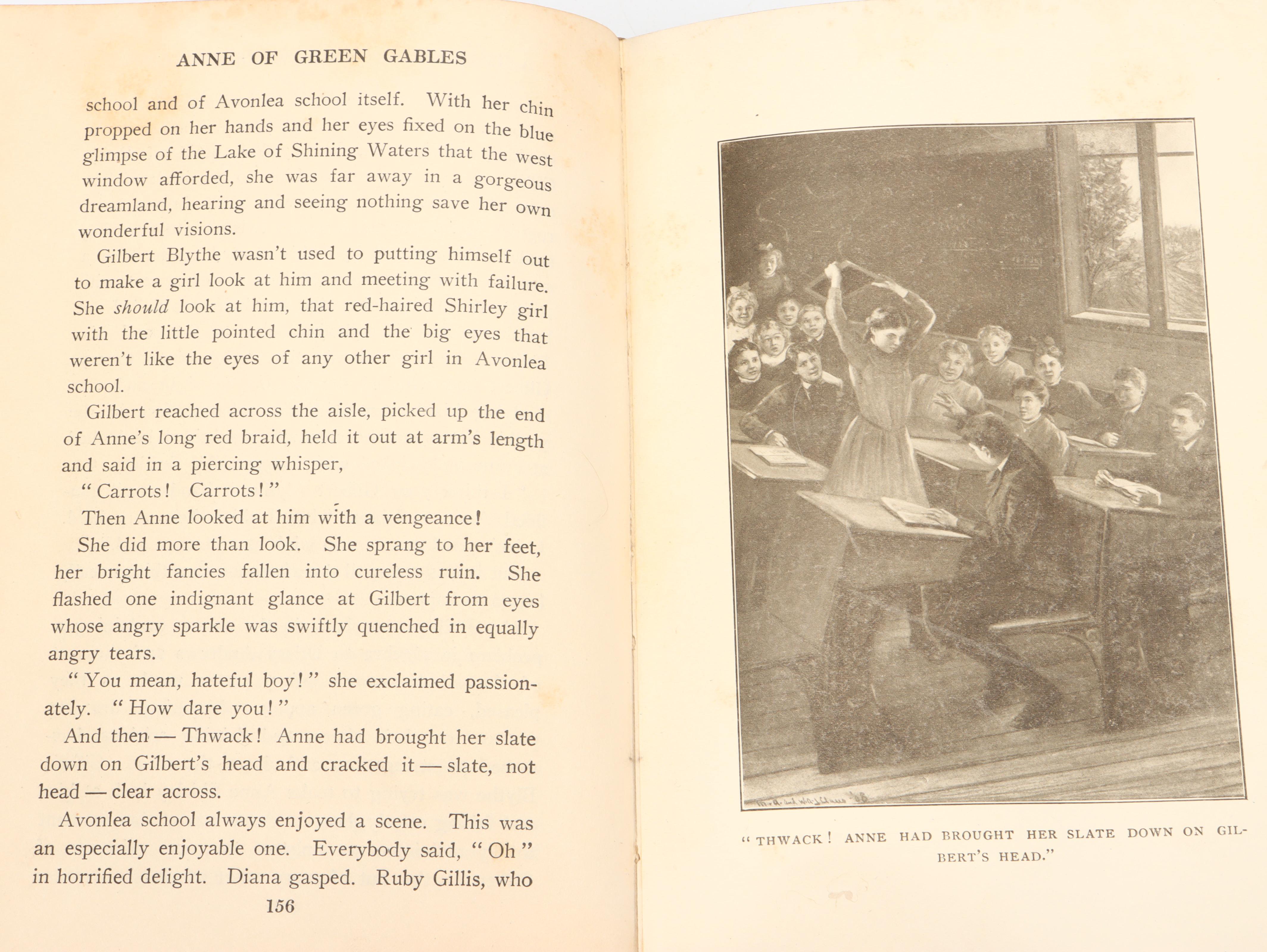 First Edition, First Printing "Anne of Green Gables" by Lucy M. Montgomery, 1908