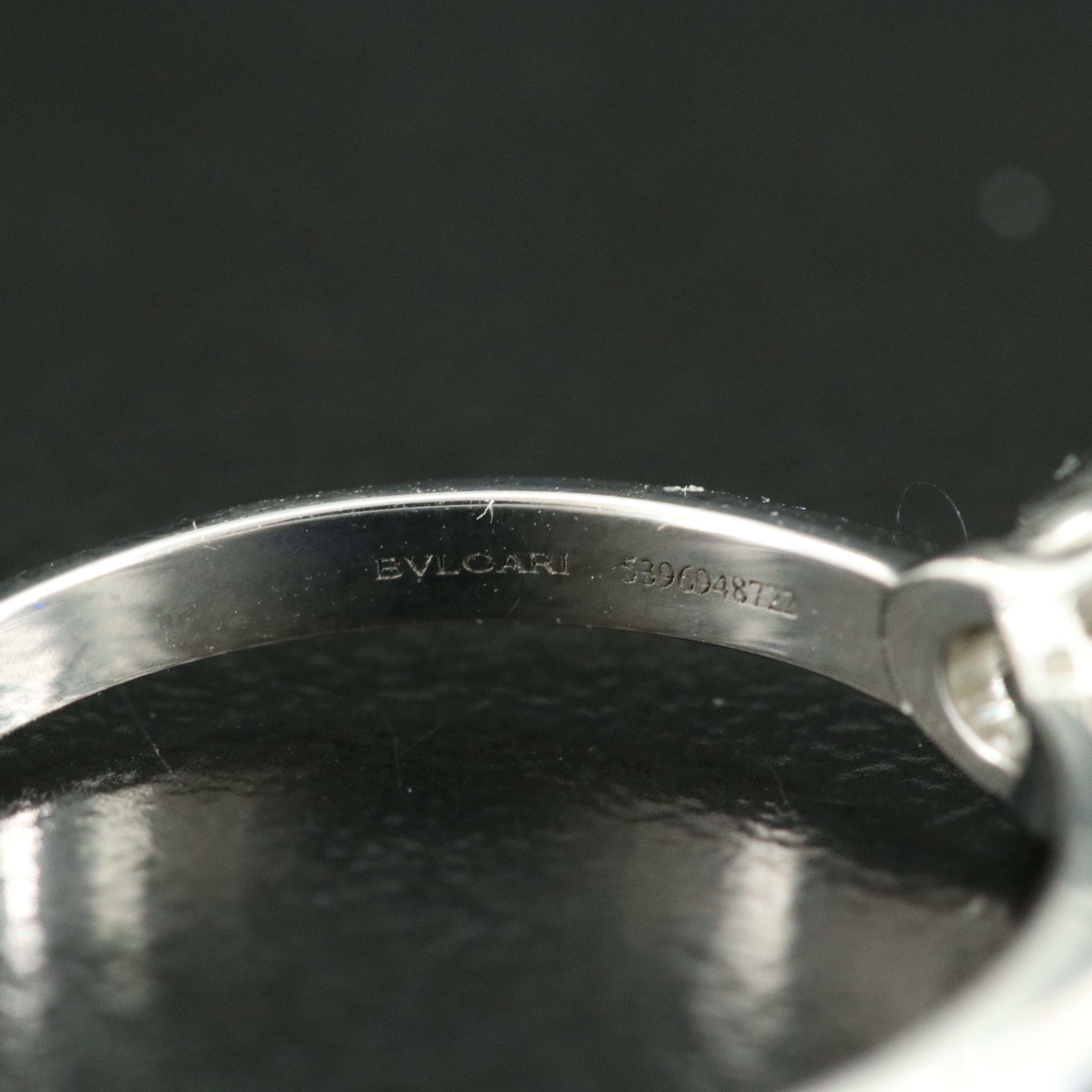 Bulgari BVLGARI Incontro D'Amore Platinum 0.33 CT Ring with GIA Dossier