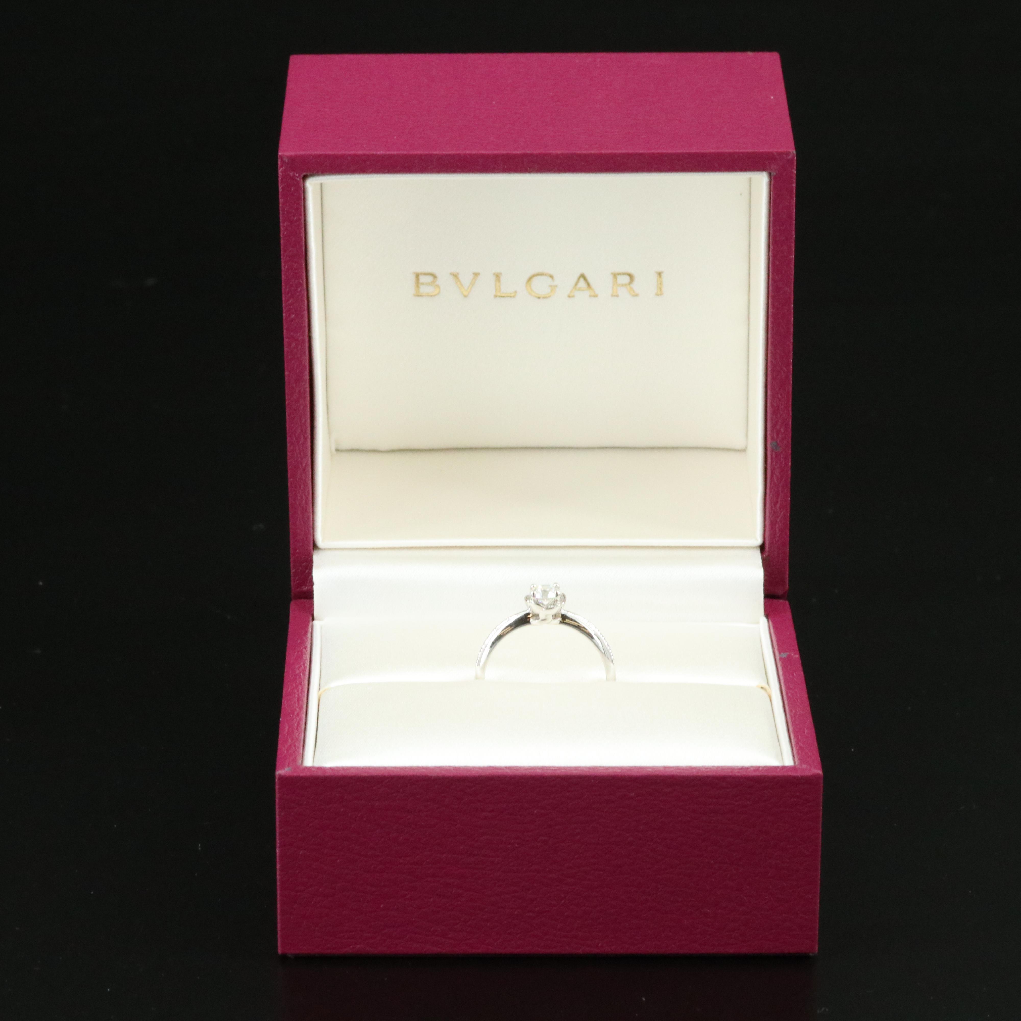 Bulgari BVLGARI Incontro D'Amore Platinum 0.33 CT Ring with GIA Dossier
