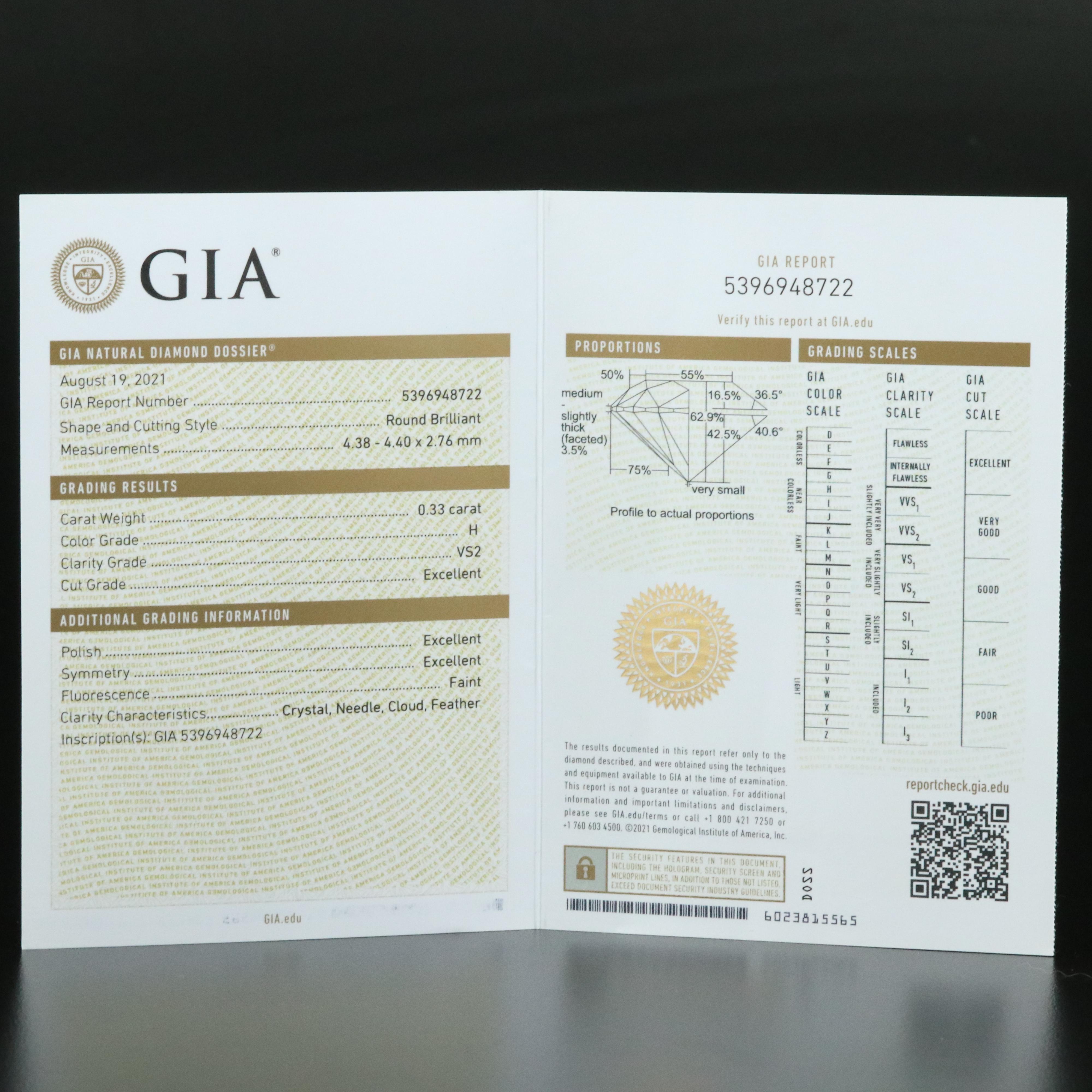 Bulgari BVLGARI Incontro D'Amore Platinum 0.33 CT Ring with GIA Dossier