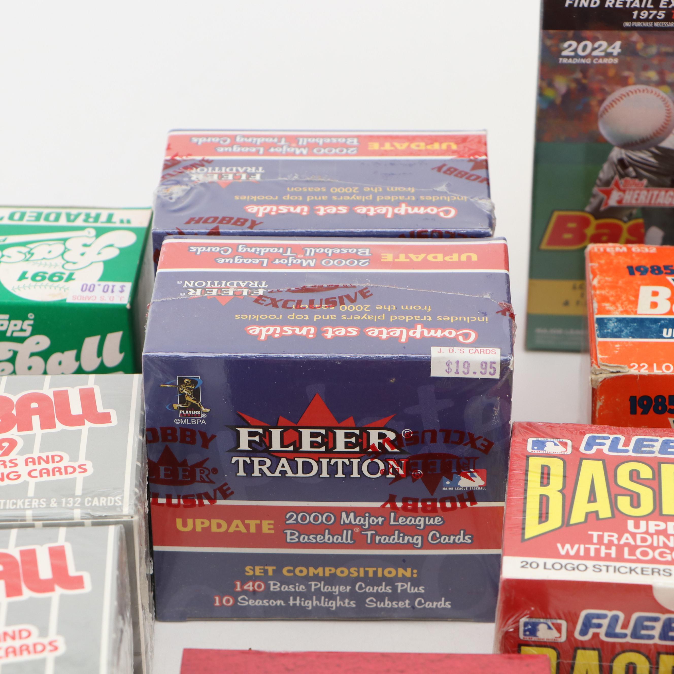 2024 Topps Heritage Sealed Hanger Boxes with Sealed Sets and More