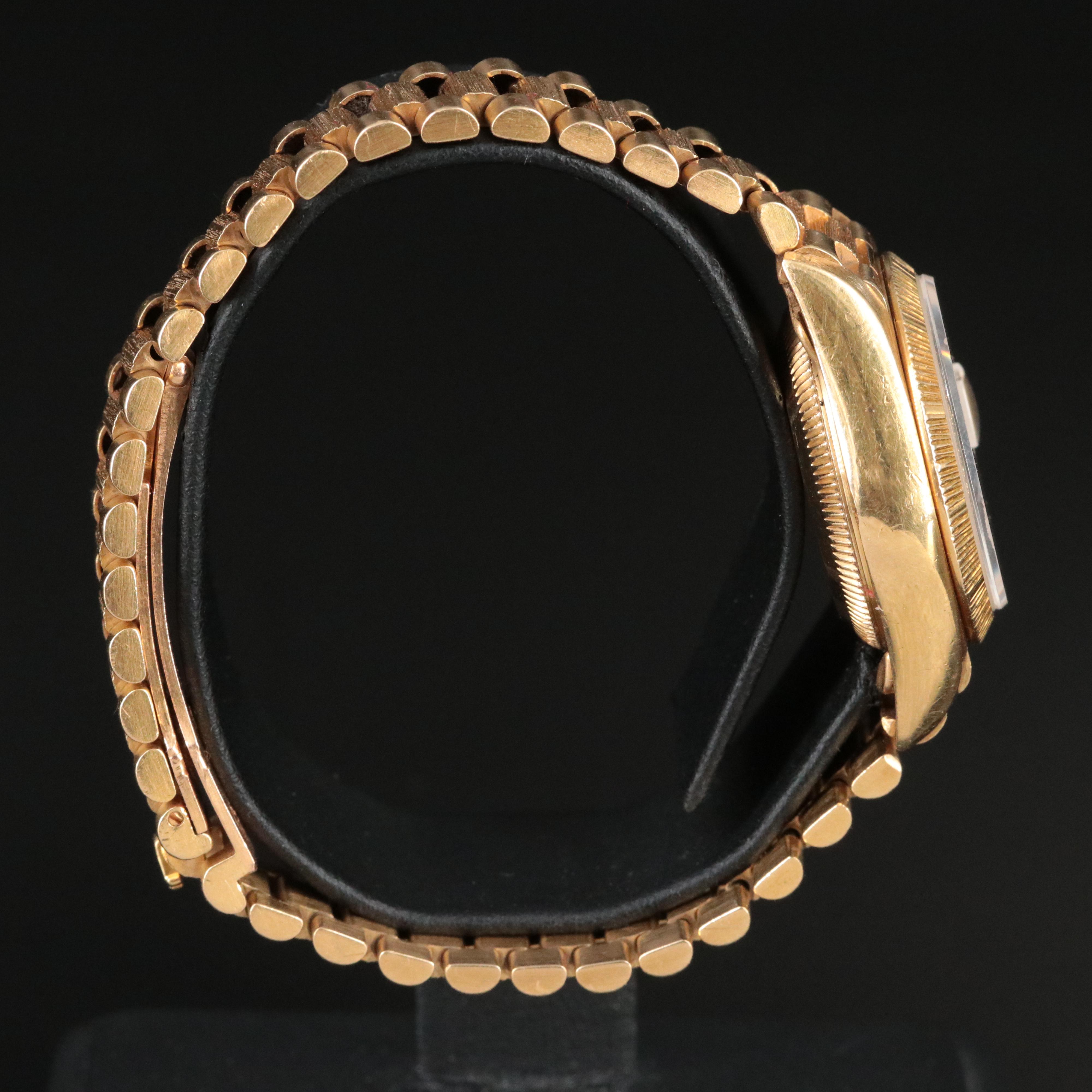 1984 Rolex Lady-Datejust "Bark" Bezel President Band Watch