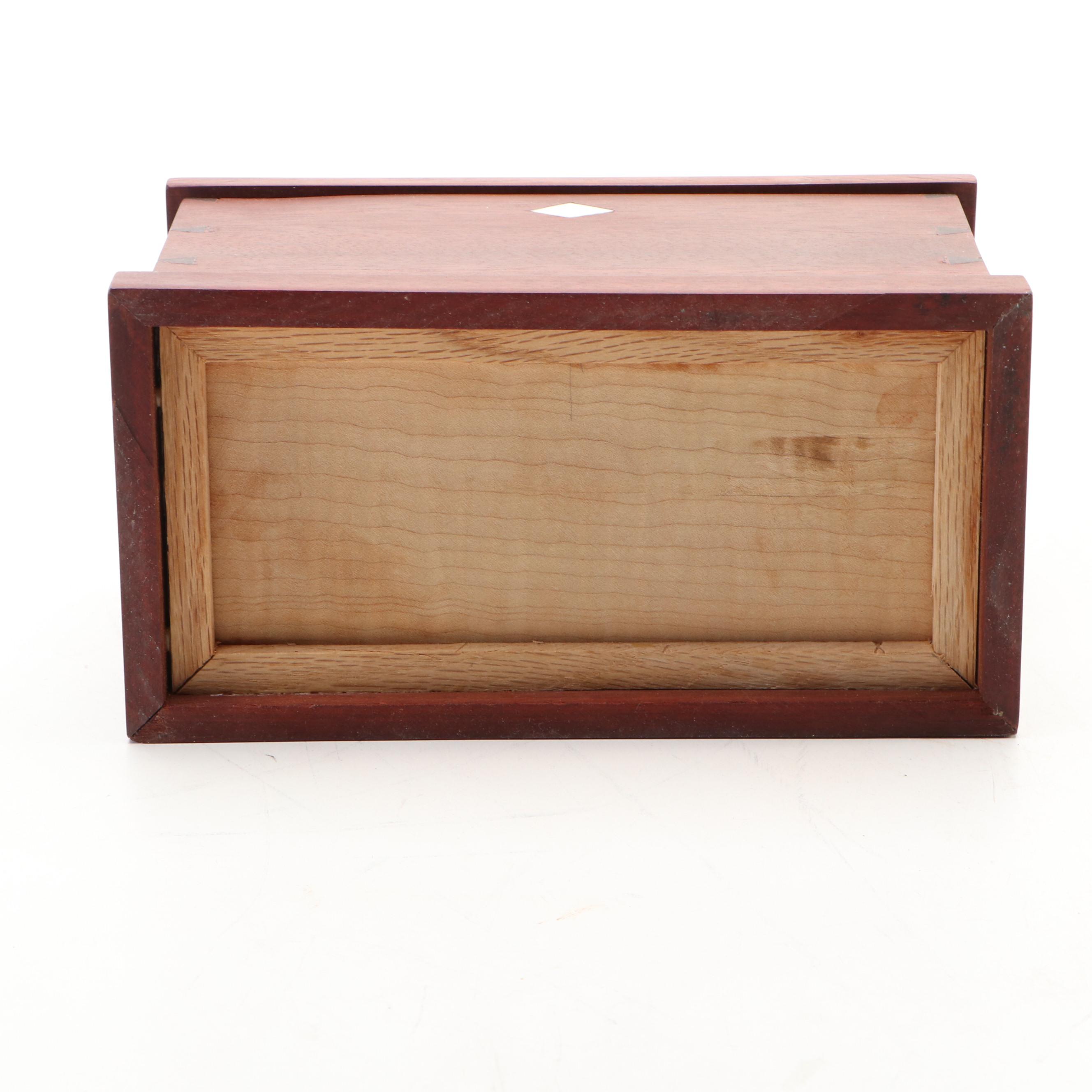 Bulova Mantel Clock with Wood Box