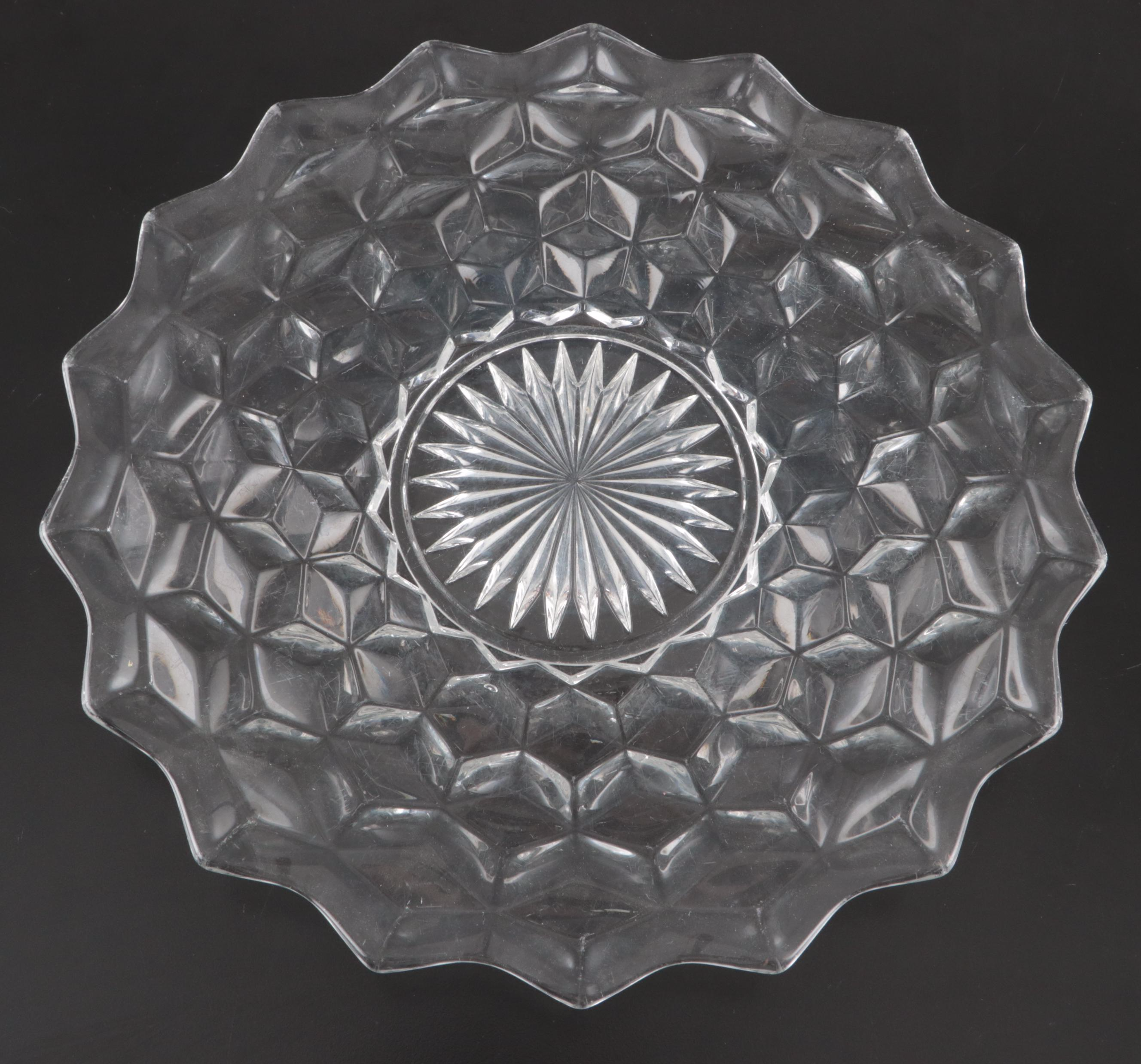 Fostoria "American Clear" with Anchor Hocking "Waterford" Tableware