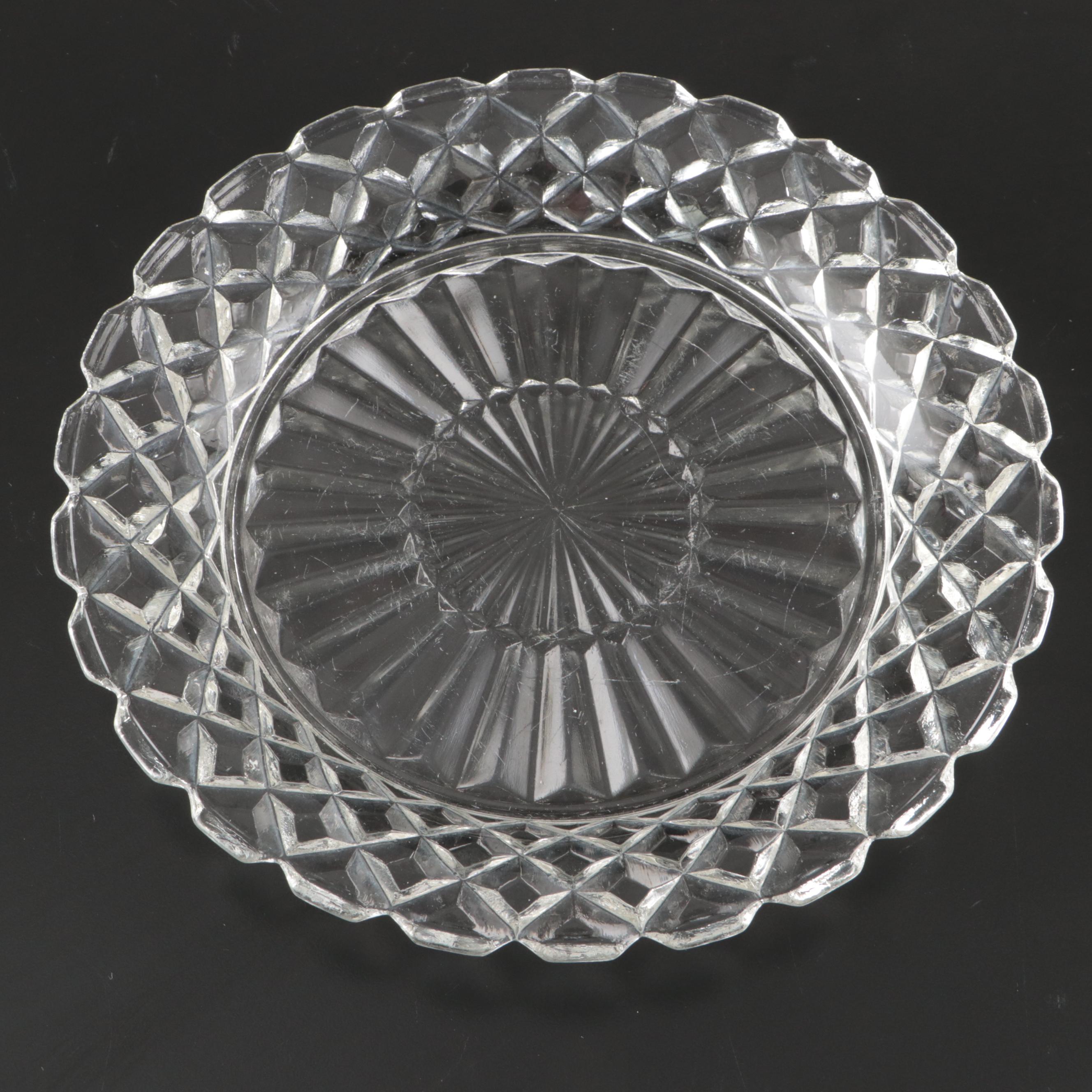 Fostoria "American Clear" with Anchor Hocking "Waterford" Tableware