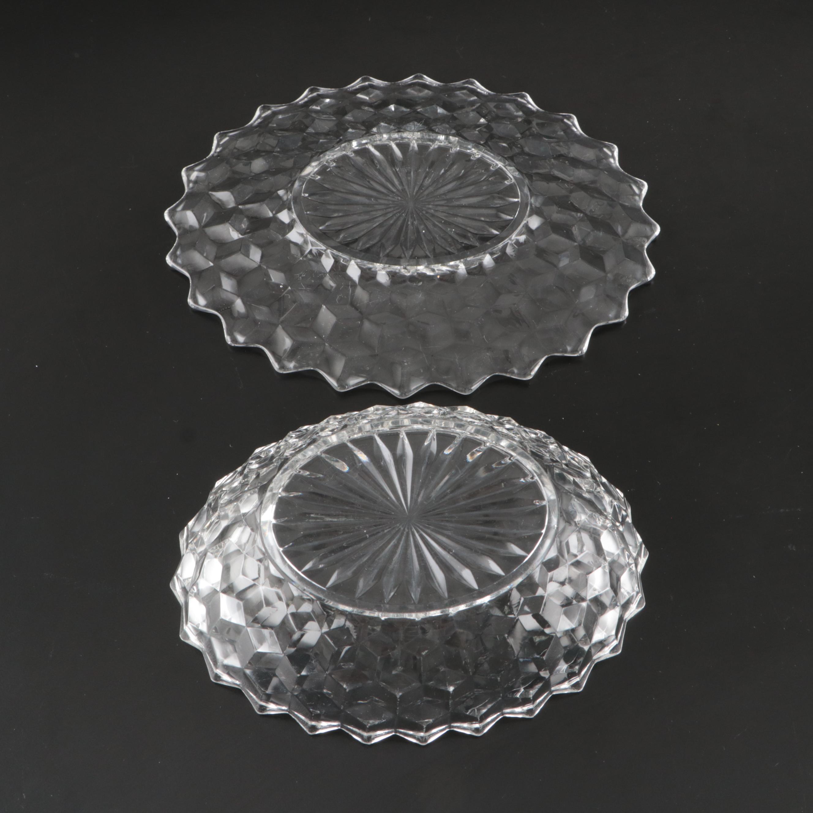 Fostoria "American Clear" with Anchor Hocking "Waterford" Tableware