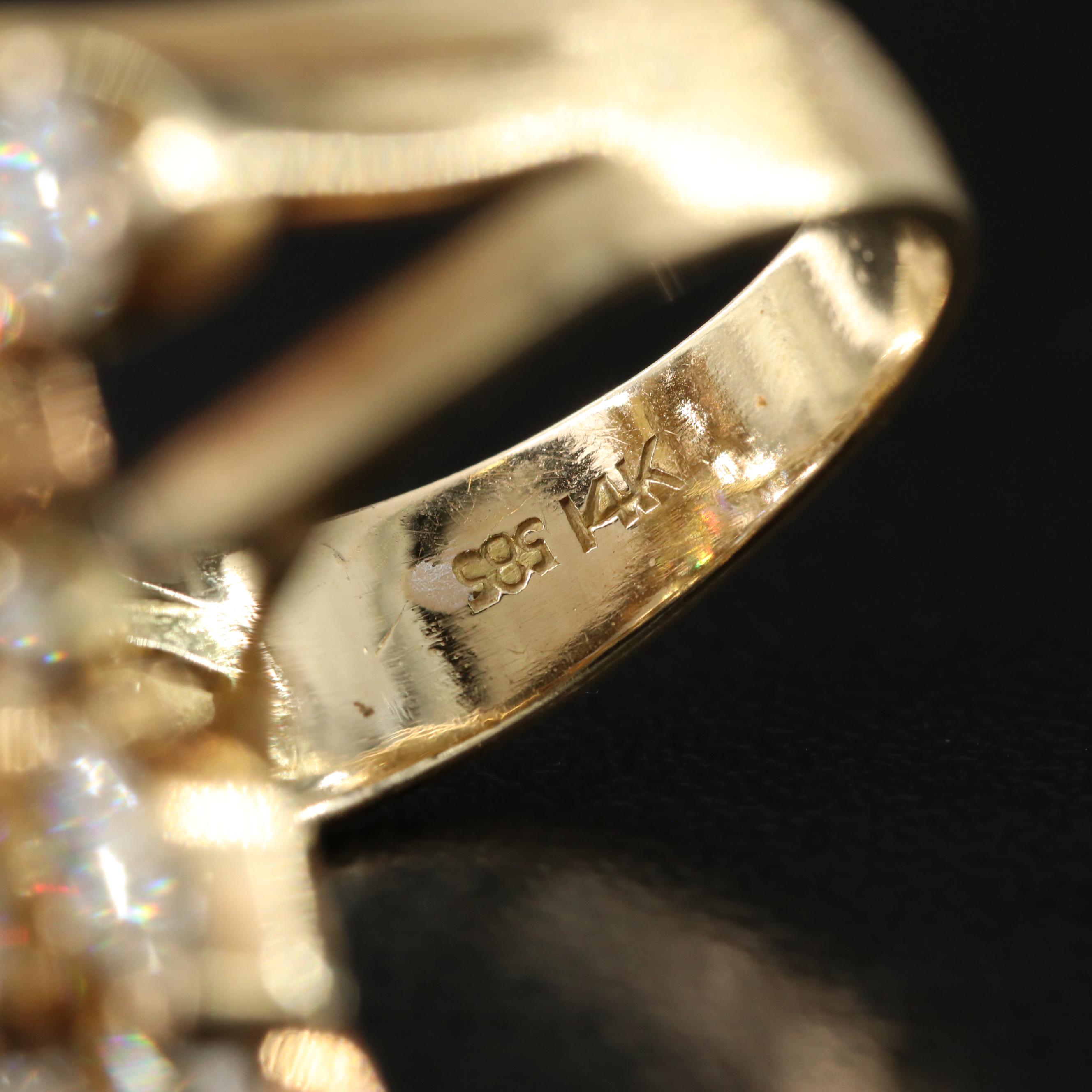 14K 5.61 CTW Diamond Tiered Ring