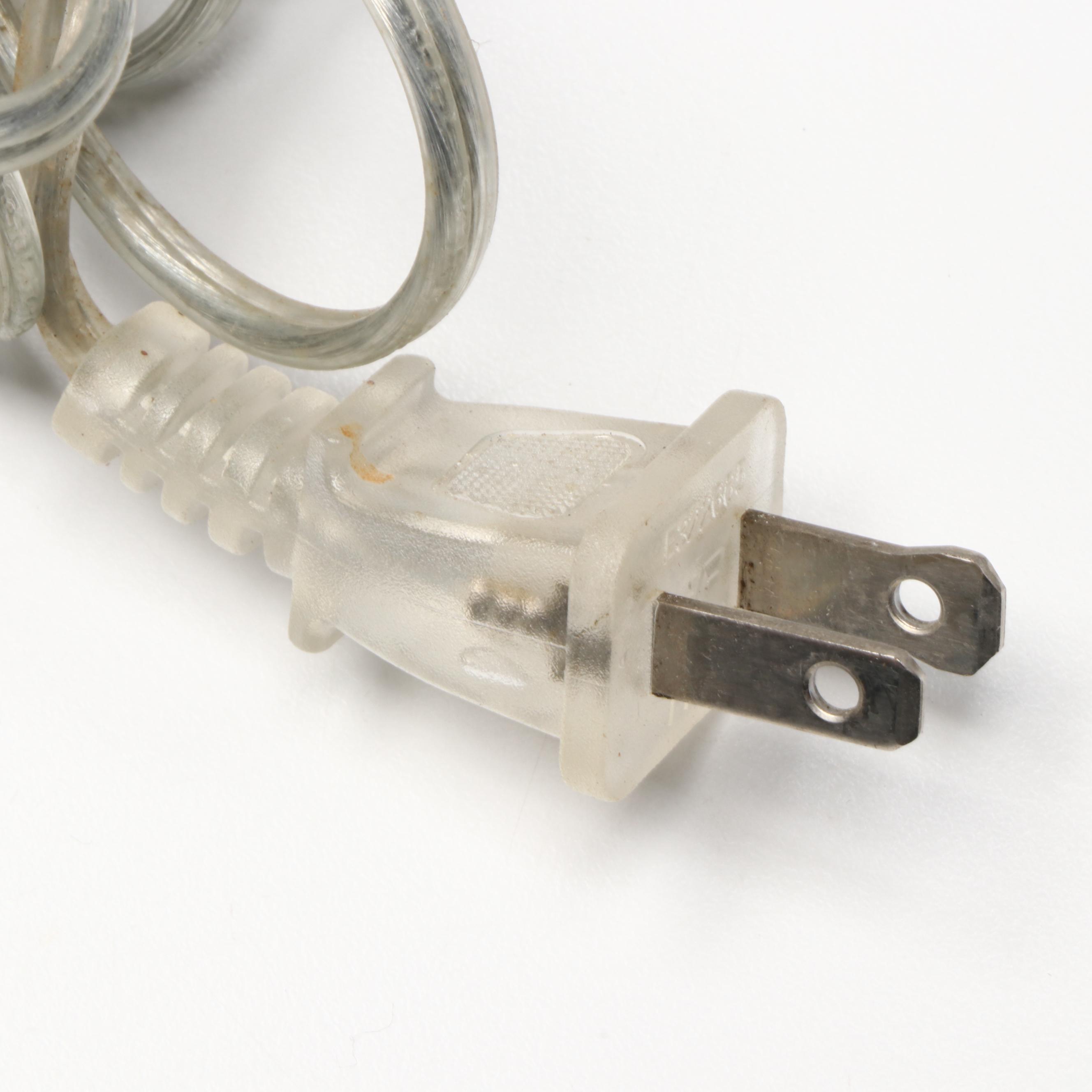 Quartz Crystal Lamp with Tanner Kenzie Black Silk Drum Shade