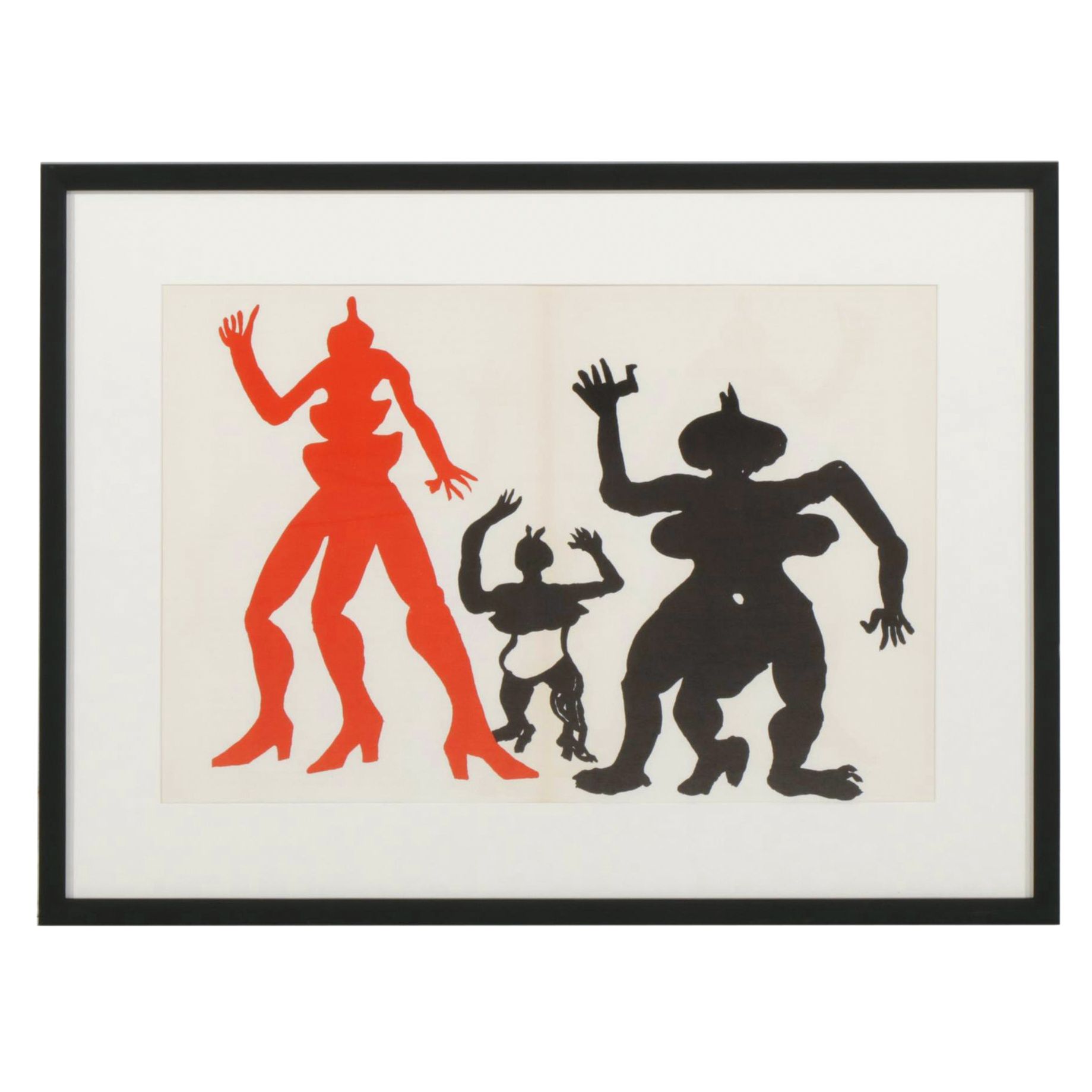 Alexander Calder Double-Page Color Lithograph for "Derrière le Miroir," 1975