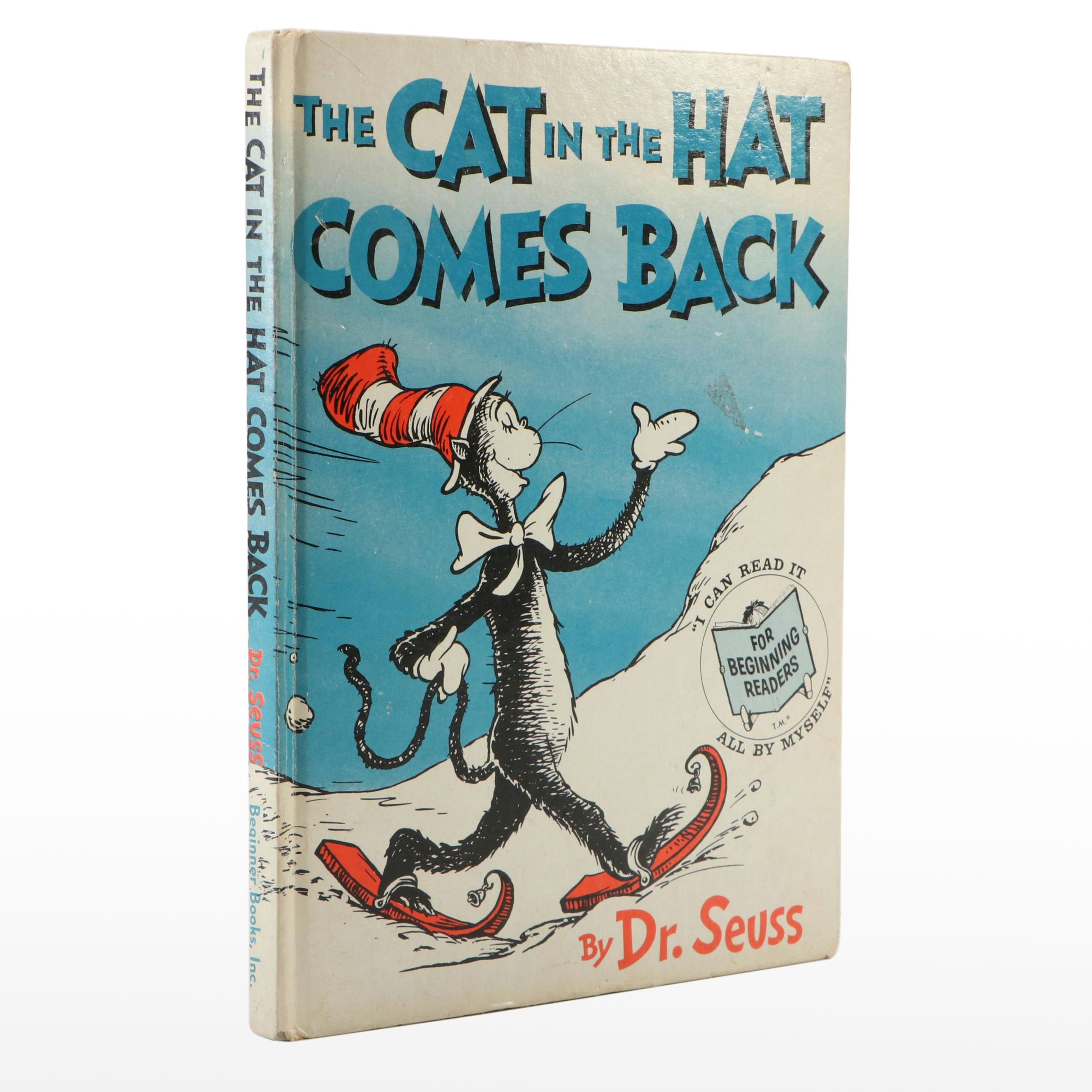 First Printing "The Cat in the Hat Comes Back" by Dr. Seuss, 1958