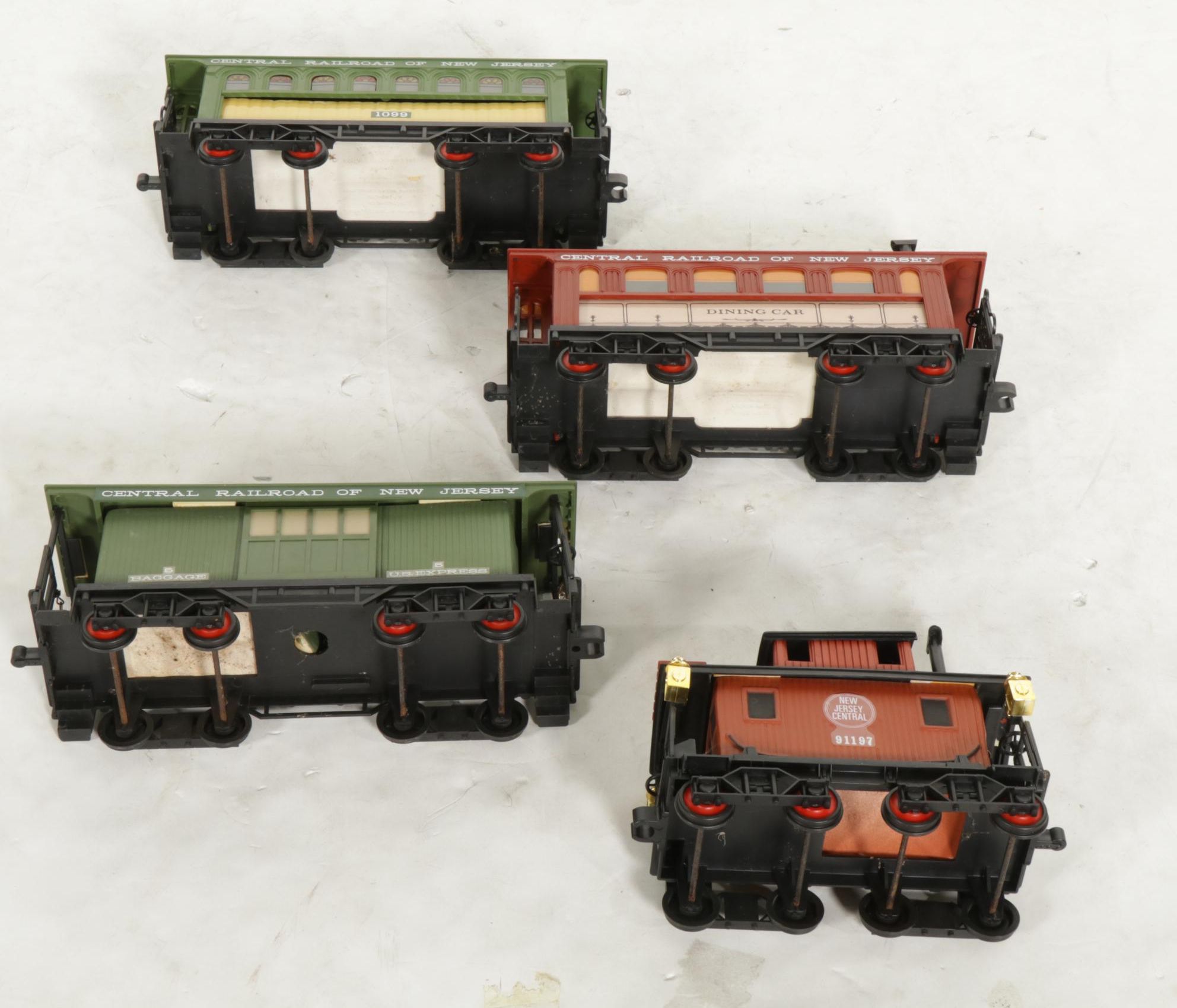 Jim Beam Whiskey Train Decanter Set by Regal China, 1980s