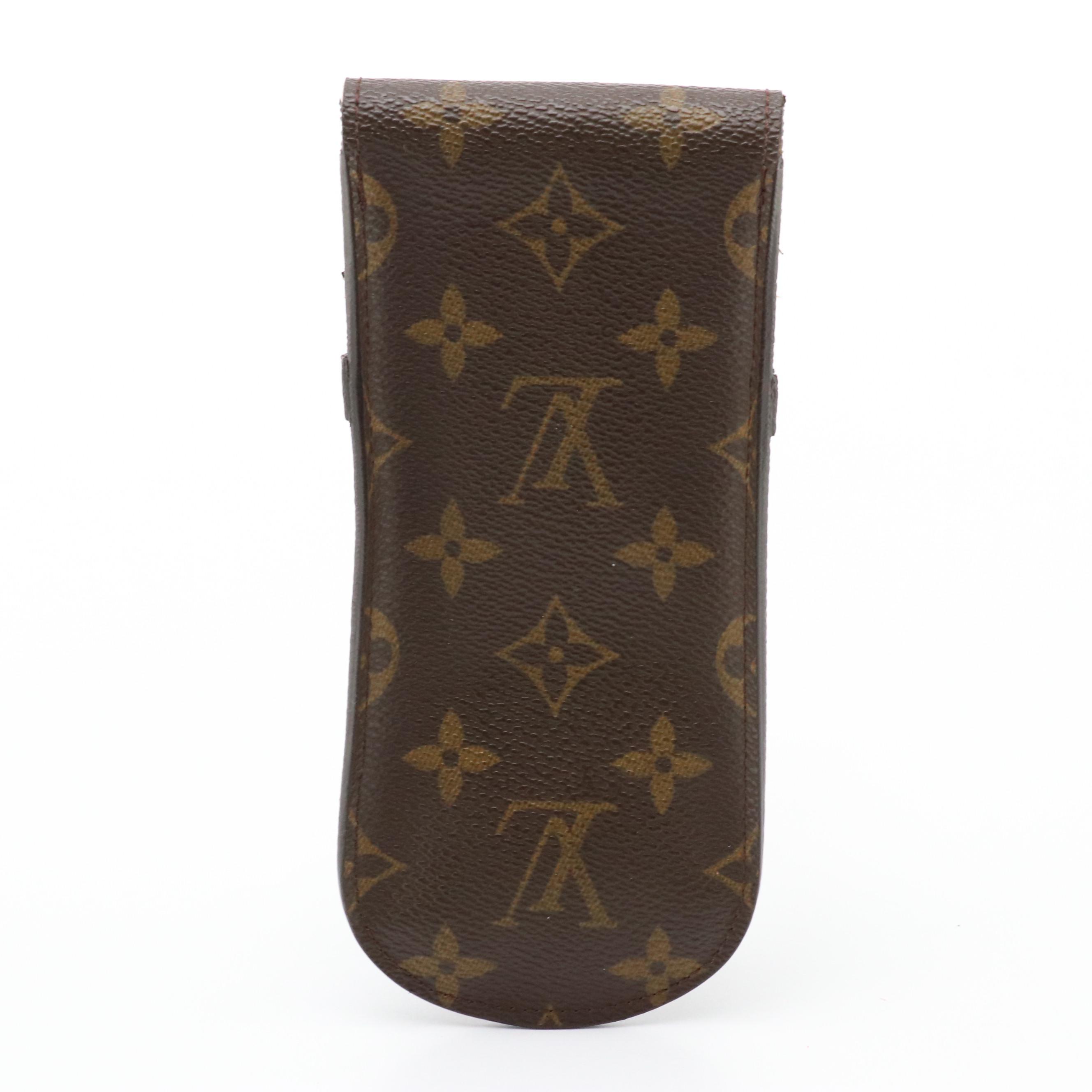 Louis Vuitton Soft Eyeglass Case in Monogram Canvas with Microfiber Liner