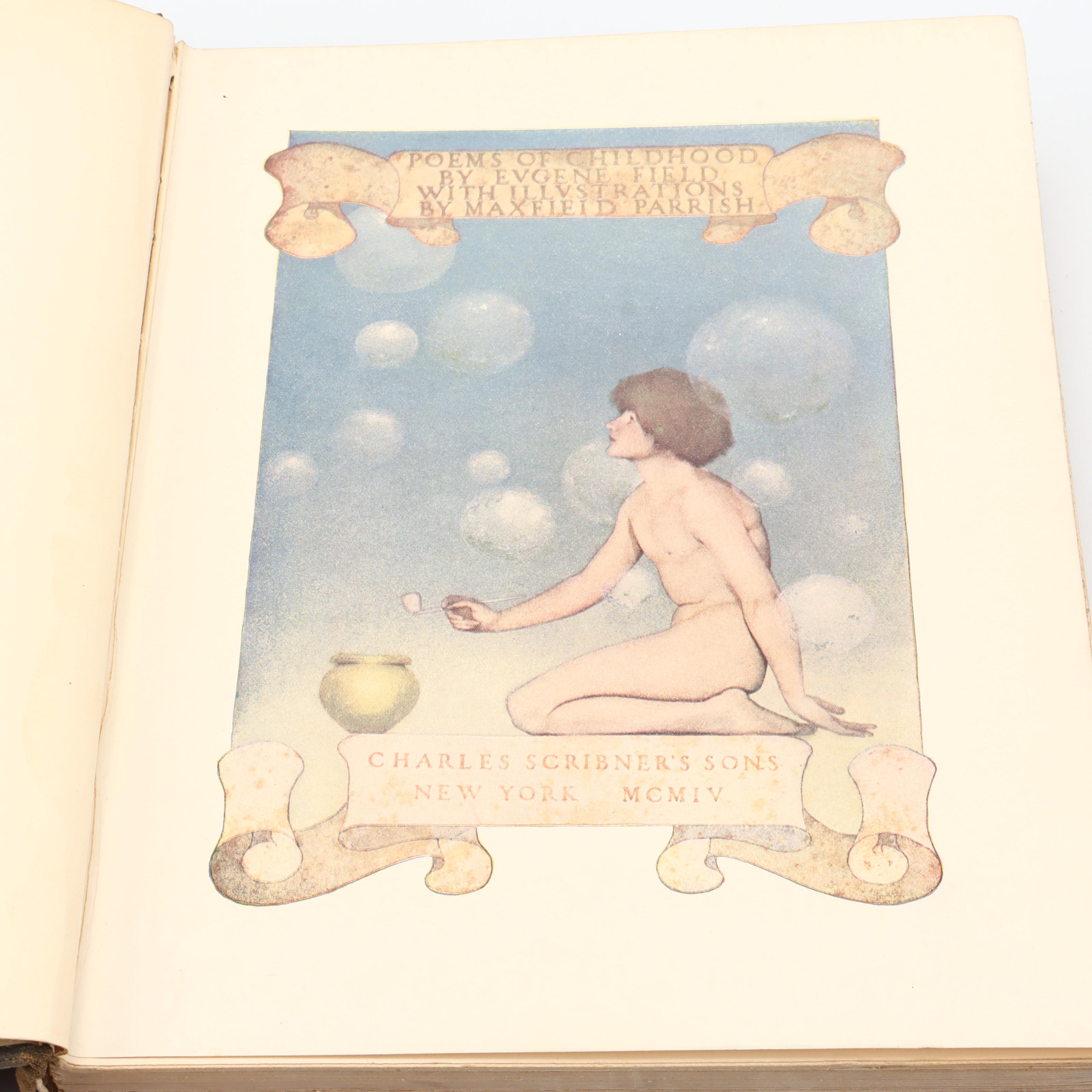 Maxfield Parrish Illustrated First Edition "Poems of Childhood" by Eugene Field