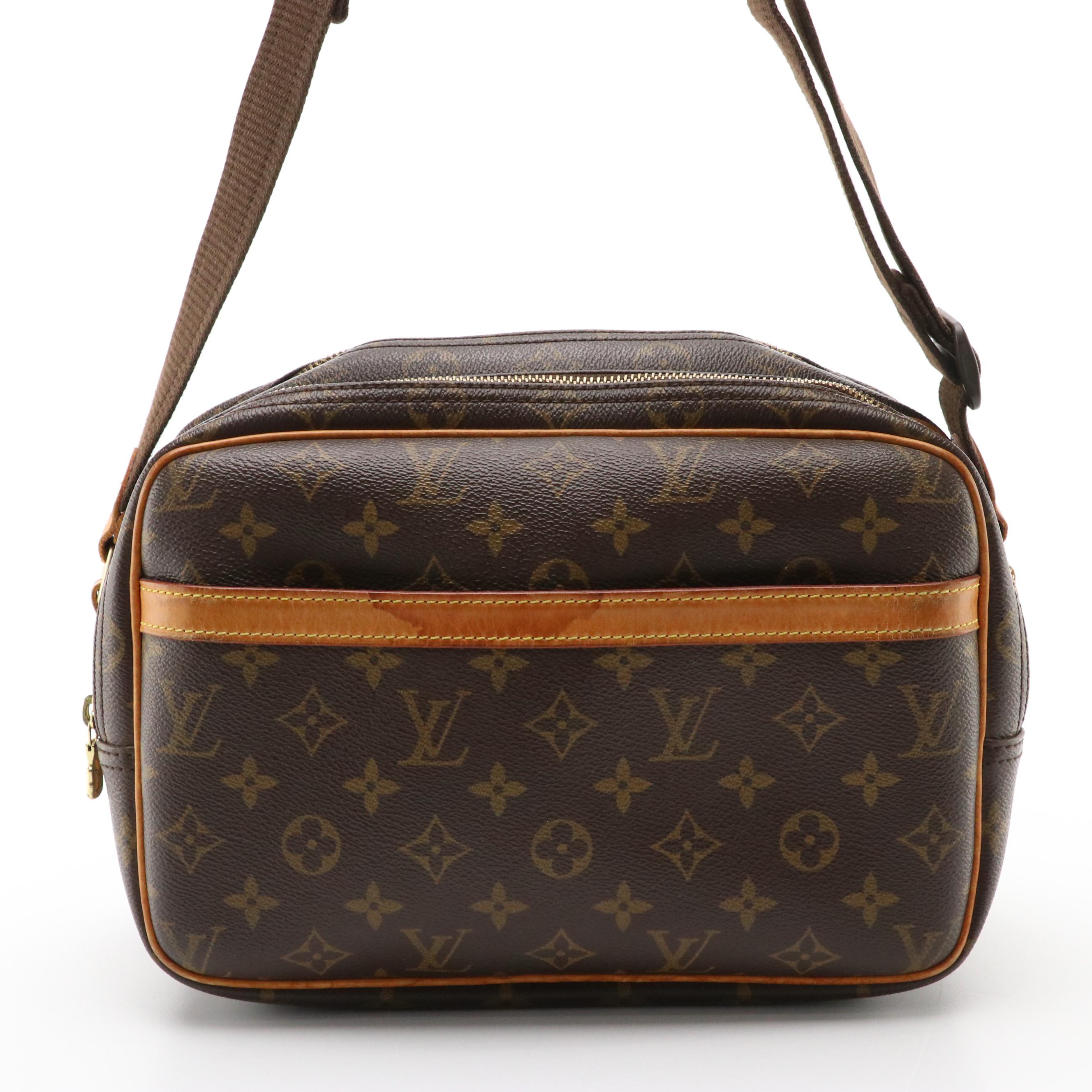 Louis Vuitton Reporter PM Bag in Monogram Canvas