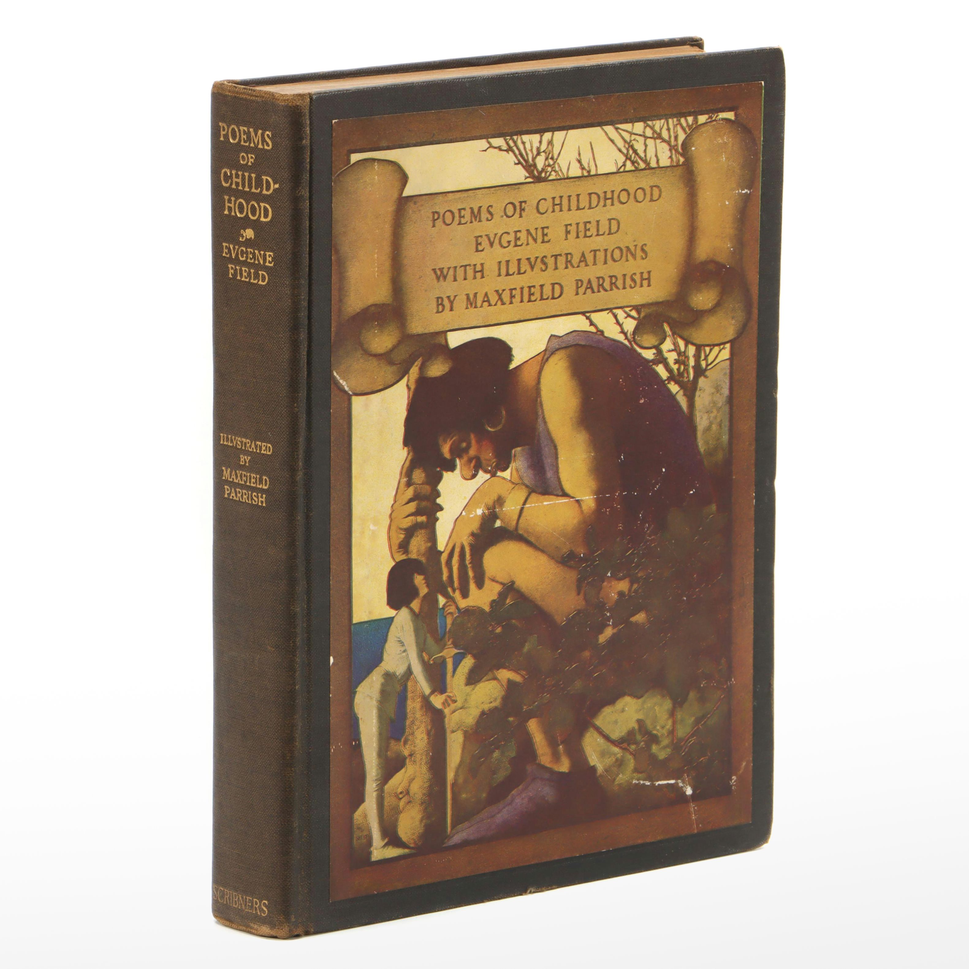 Maxfield Parrish Illustrated First Edition "Poems of Childhood" by Eugene Field