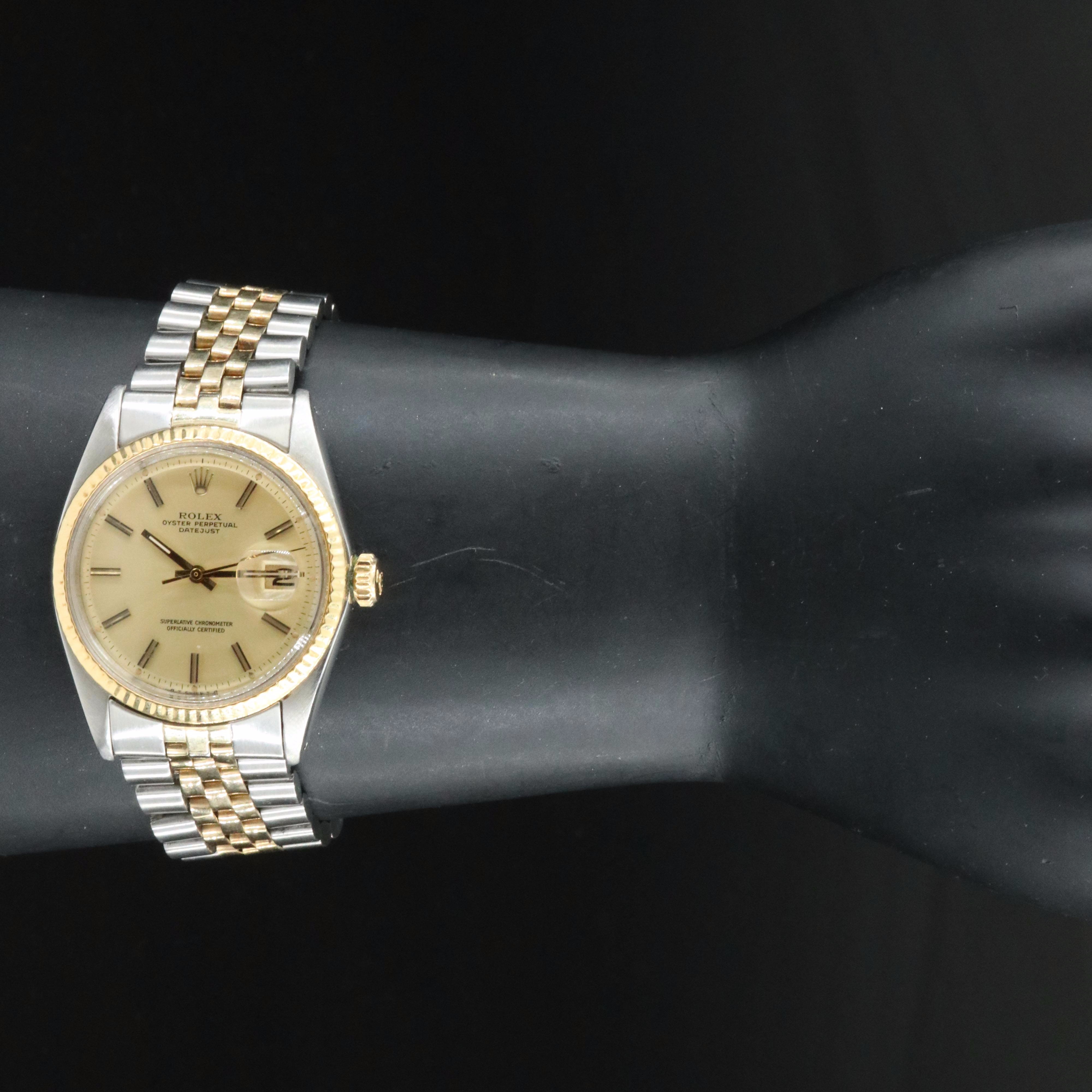 1964 Rolex Pie Pan Sigma Dial Datejust Watch