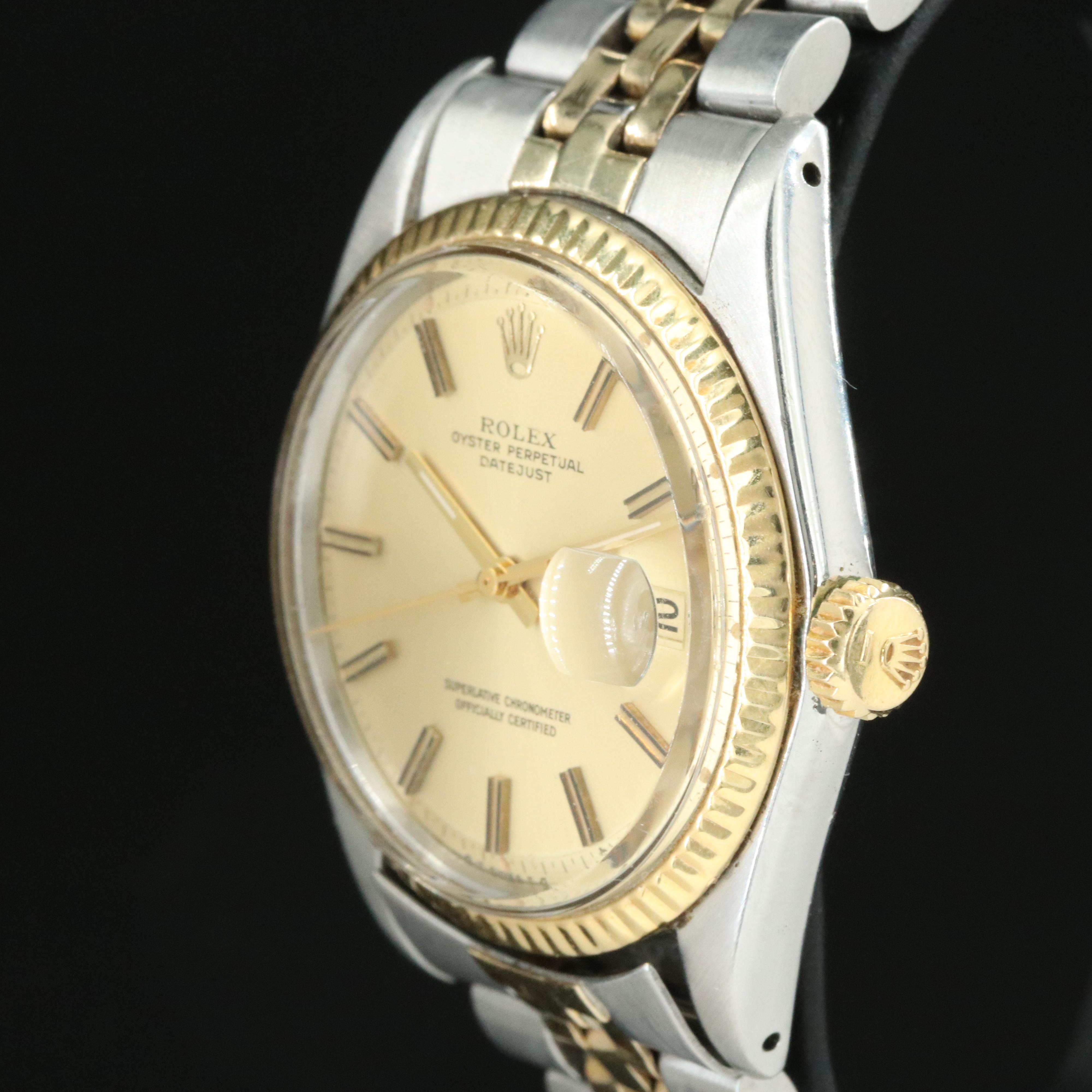 1964 Rolex Pie Pan Sigma Dial Datejust Watch