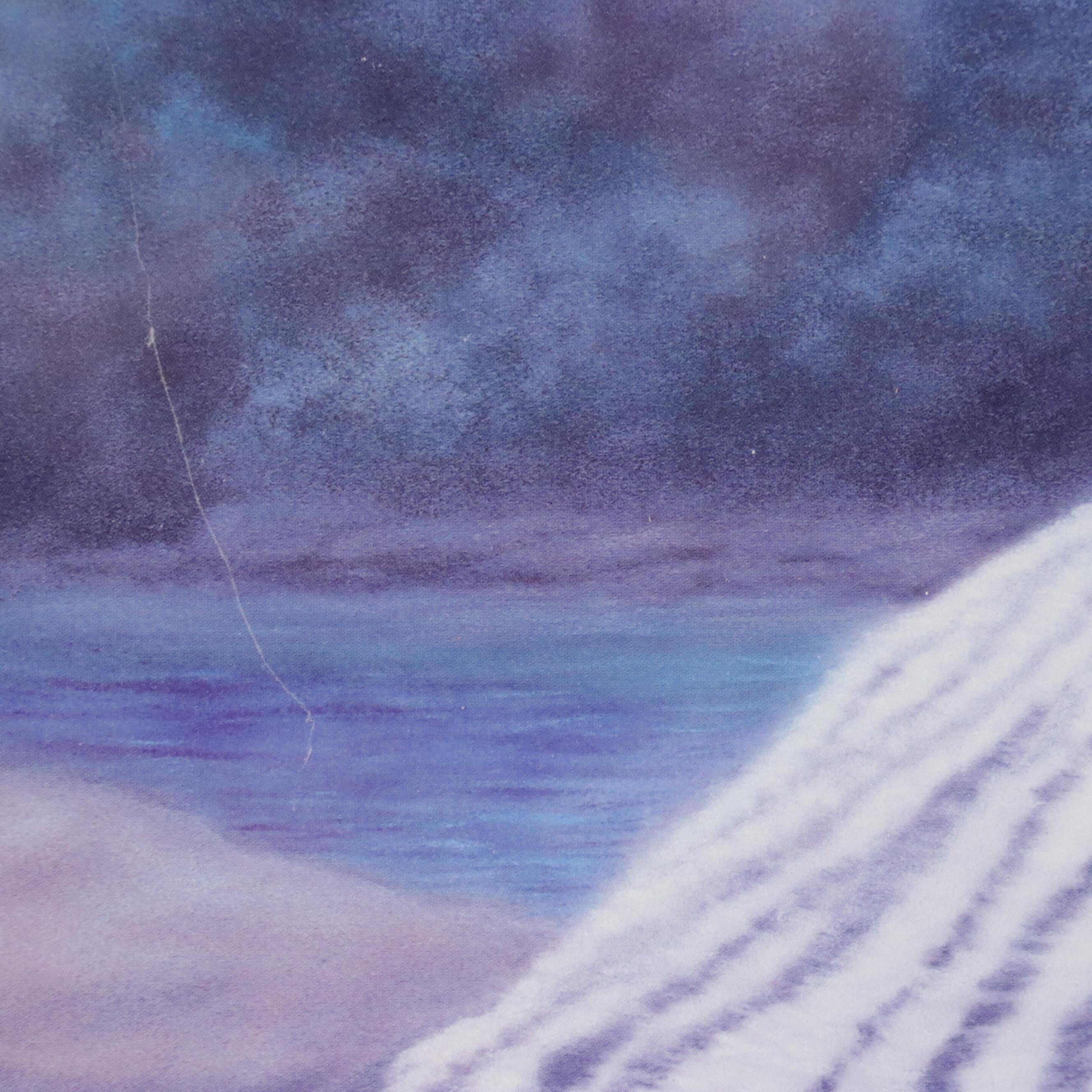 Harold Rigsby Offset Lithograph of White Bengal Tiger