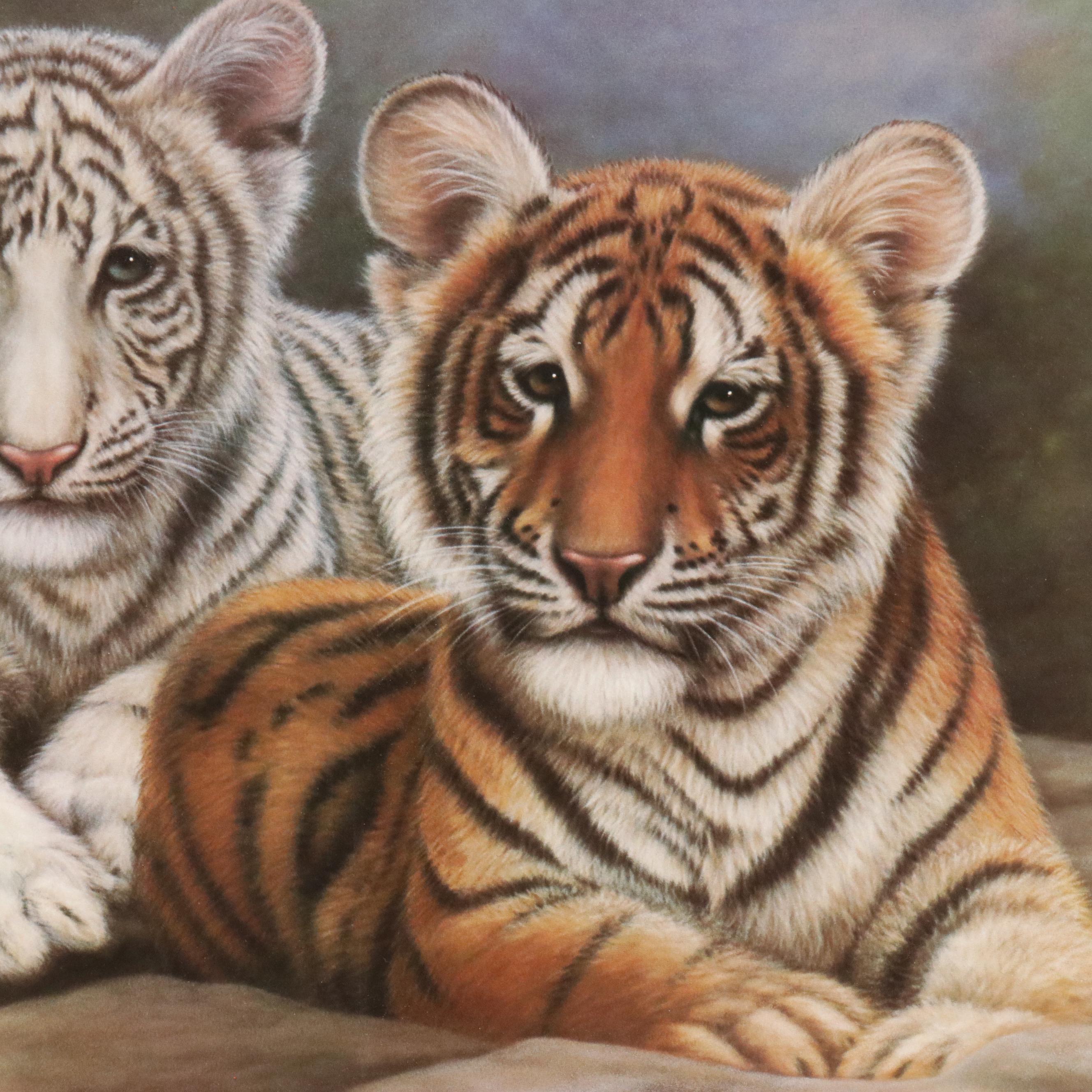 Harold Rigsby Offset Lithograph "Siblings"