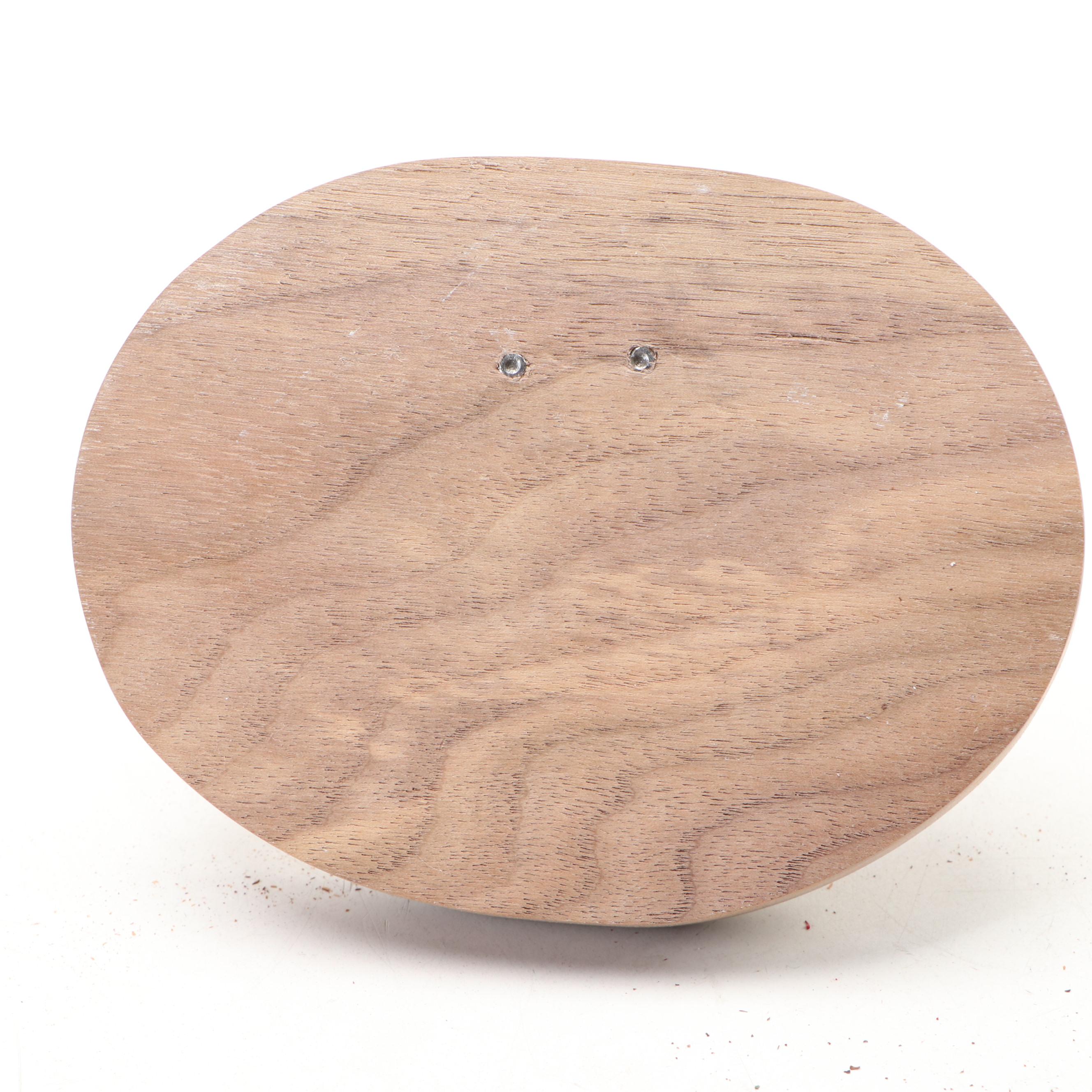 Turned Burl Wood Bowl with Carved Animal Figurines and Other Décor