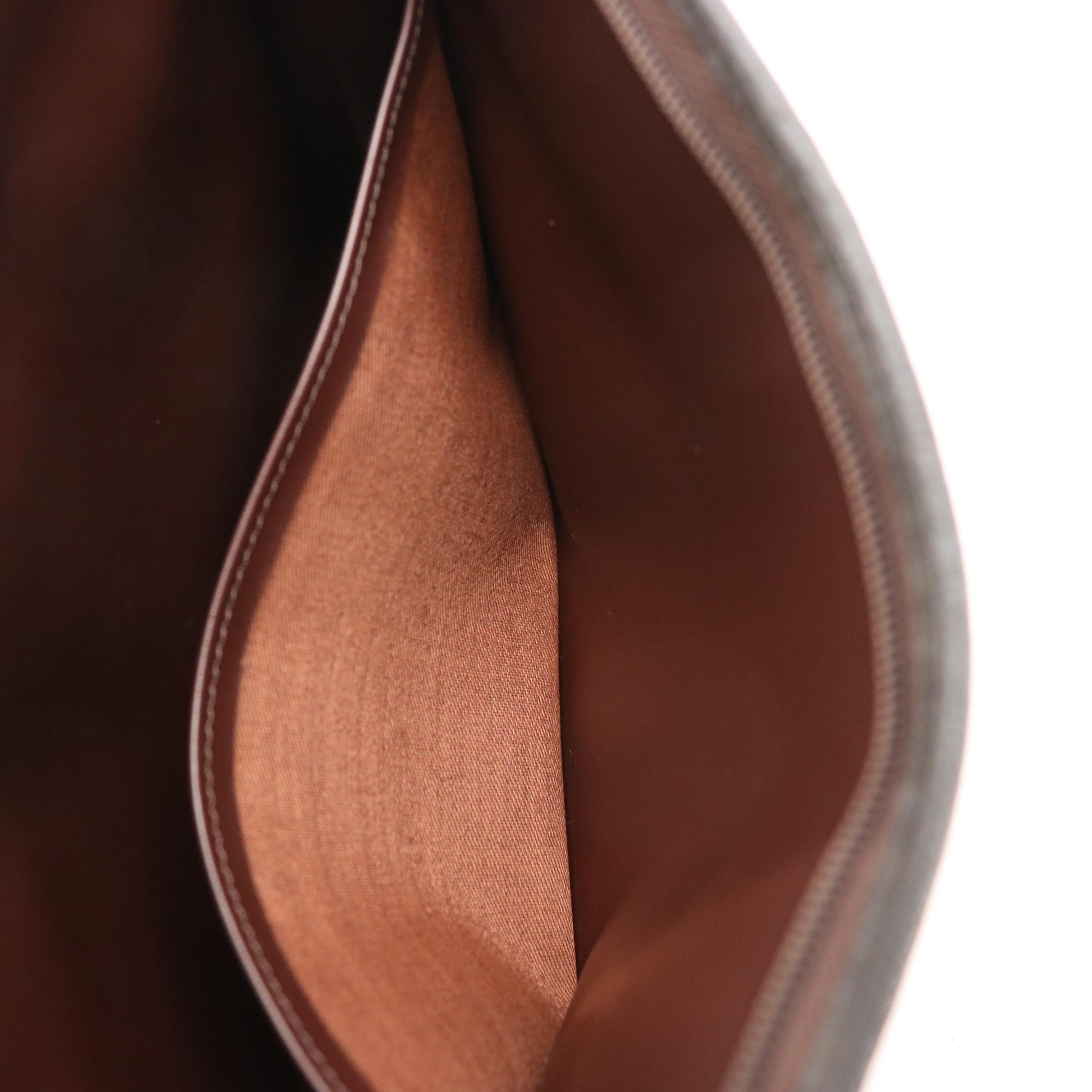 Burberrys Vintage Haymarket Check Canvas and Leather Flap Clutch