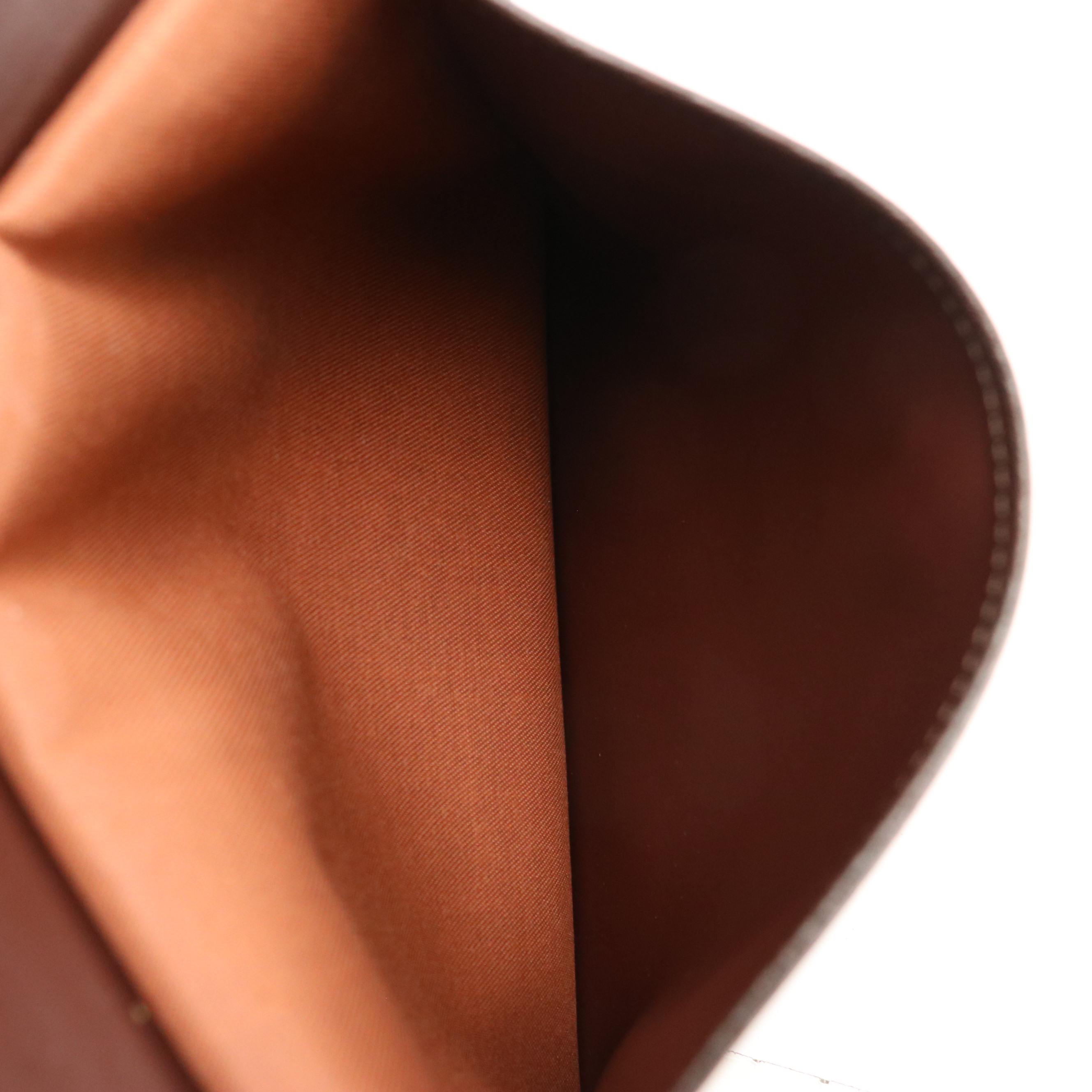 Burberrys Vintage Haymarket Check Canvas and Leather Flap Clutch