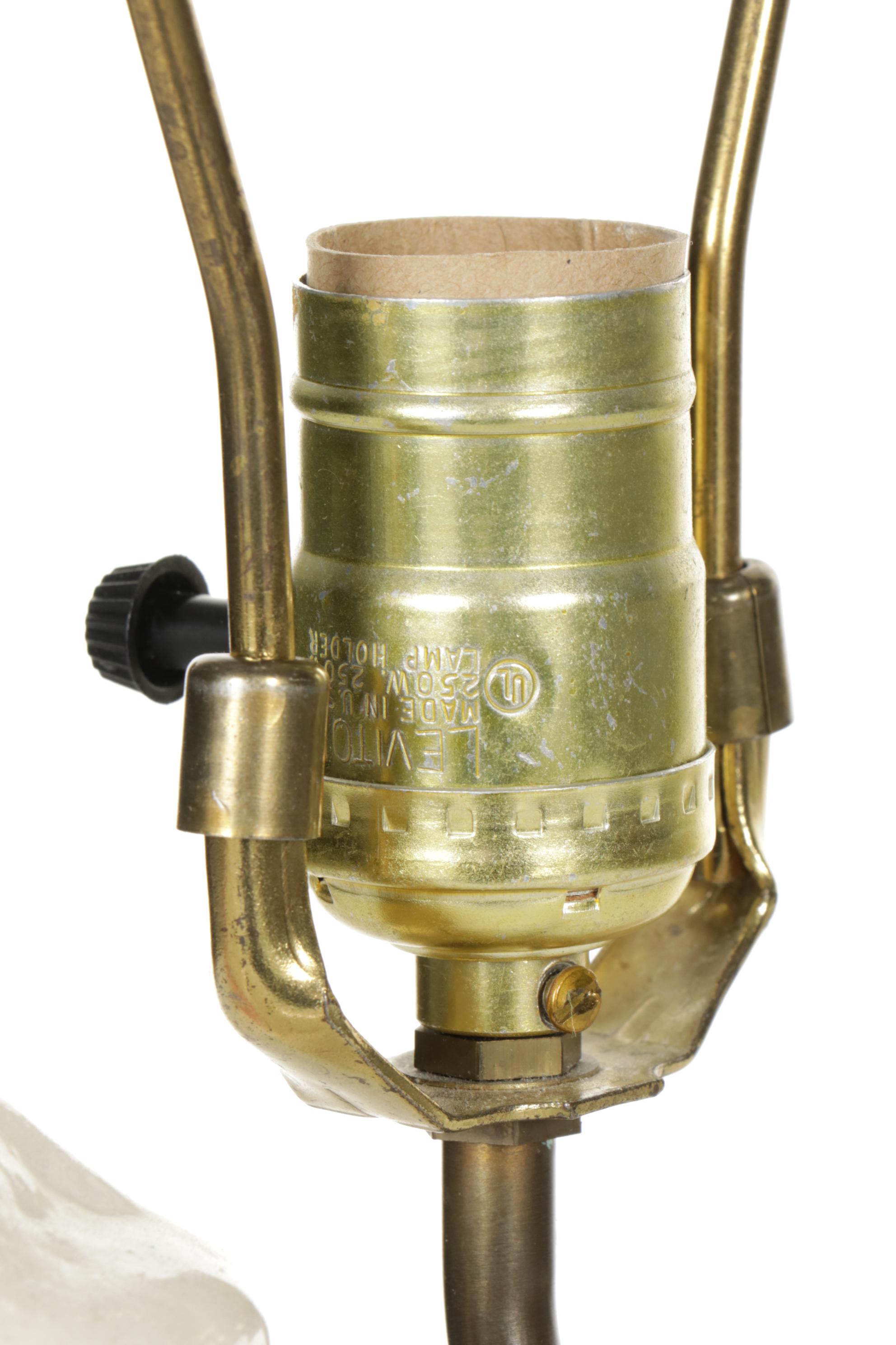 Staffordshire Flatback Figure, 19th Century and Adapted as Lamp with Silk Shade