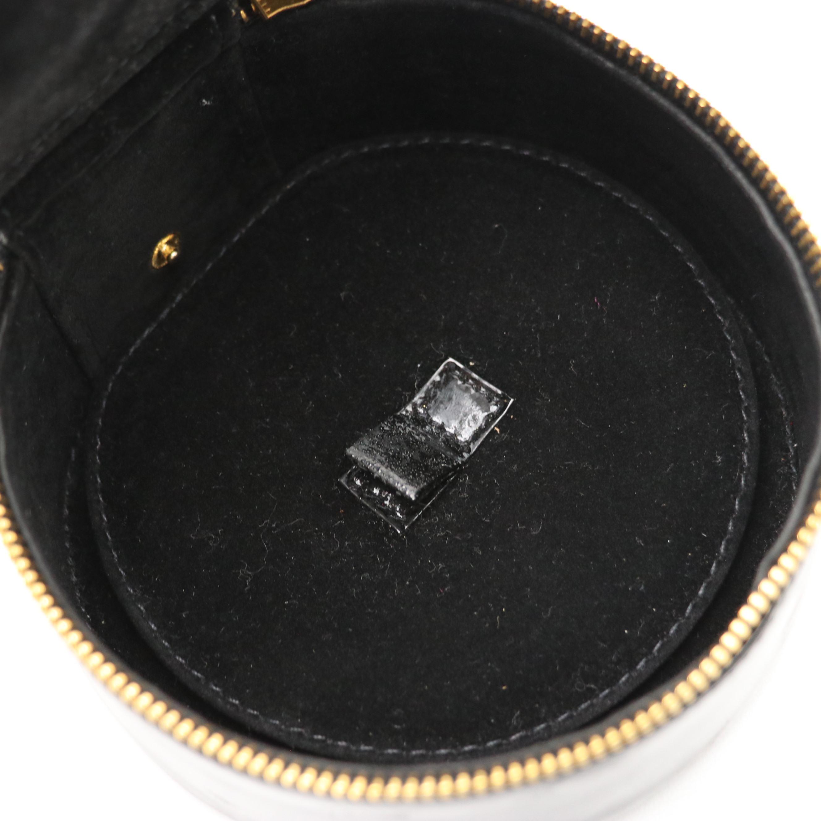 Chanel Round Travel Jewelry Case in Patent Leather