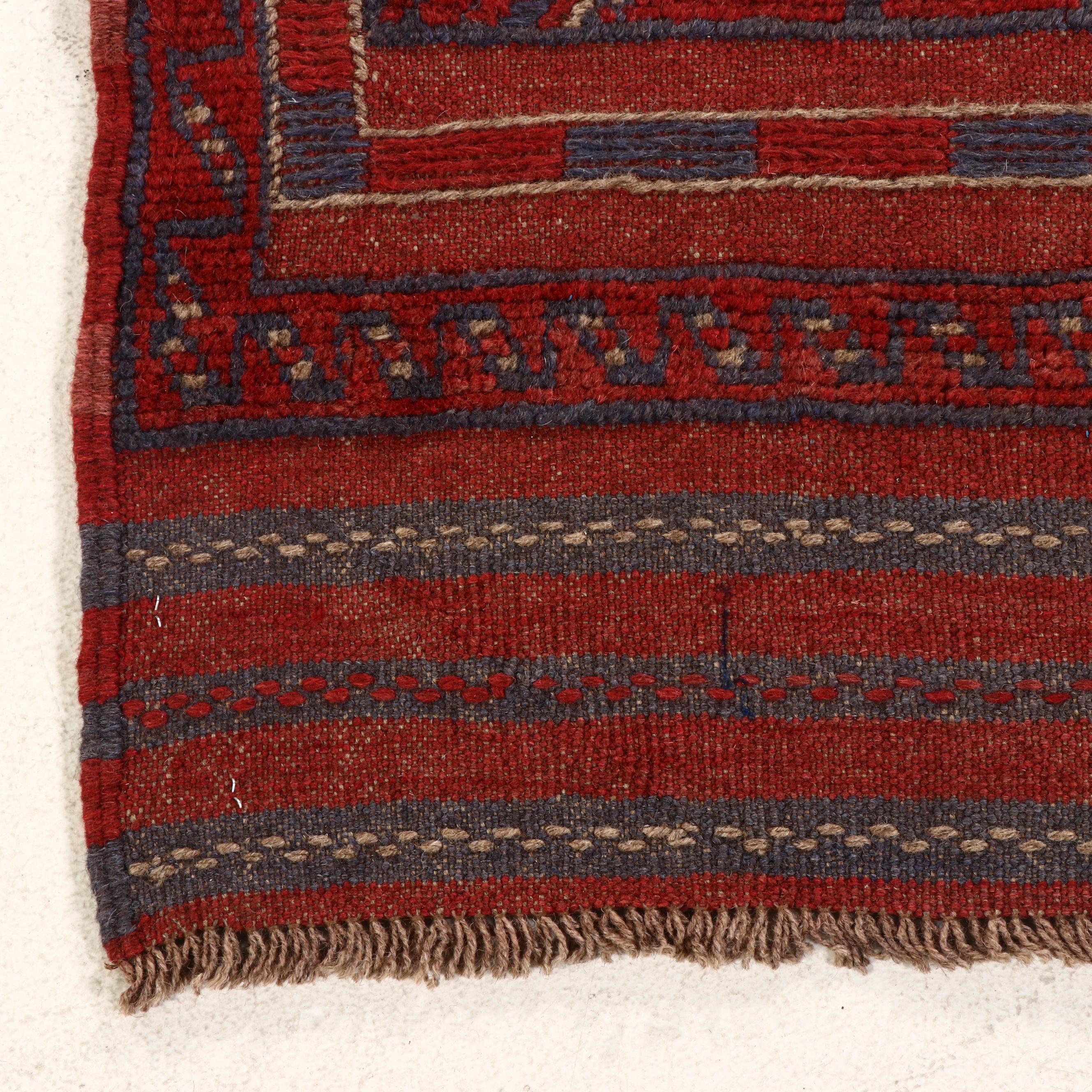 2' x 7'10 Handwoven Afghan Mashwani Carpet Runner
