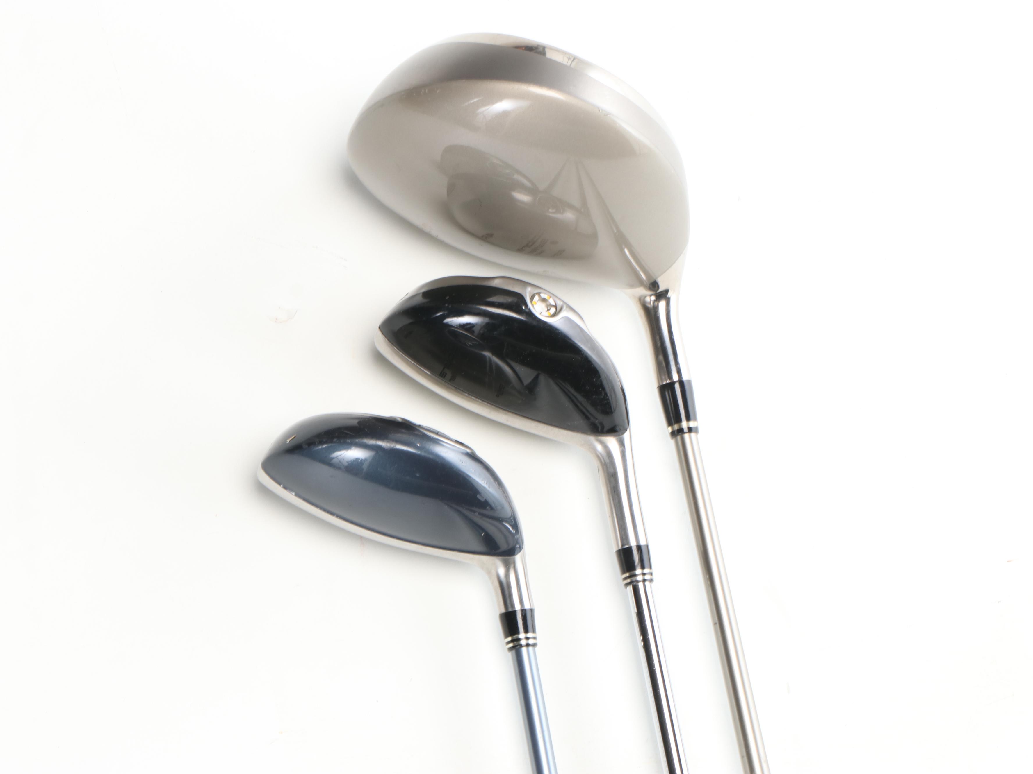 TaylorMade M2 Irons & Putter with King Cobra Baffler Driver and Adidas Golf Bag