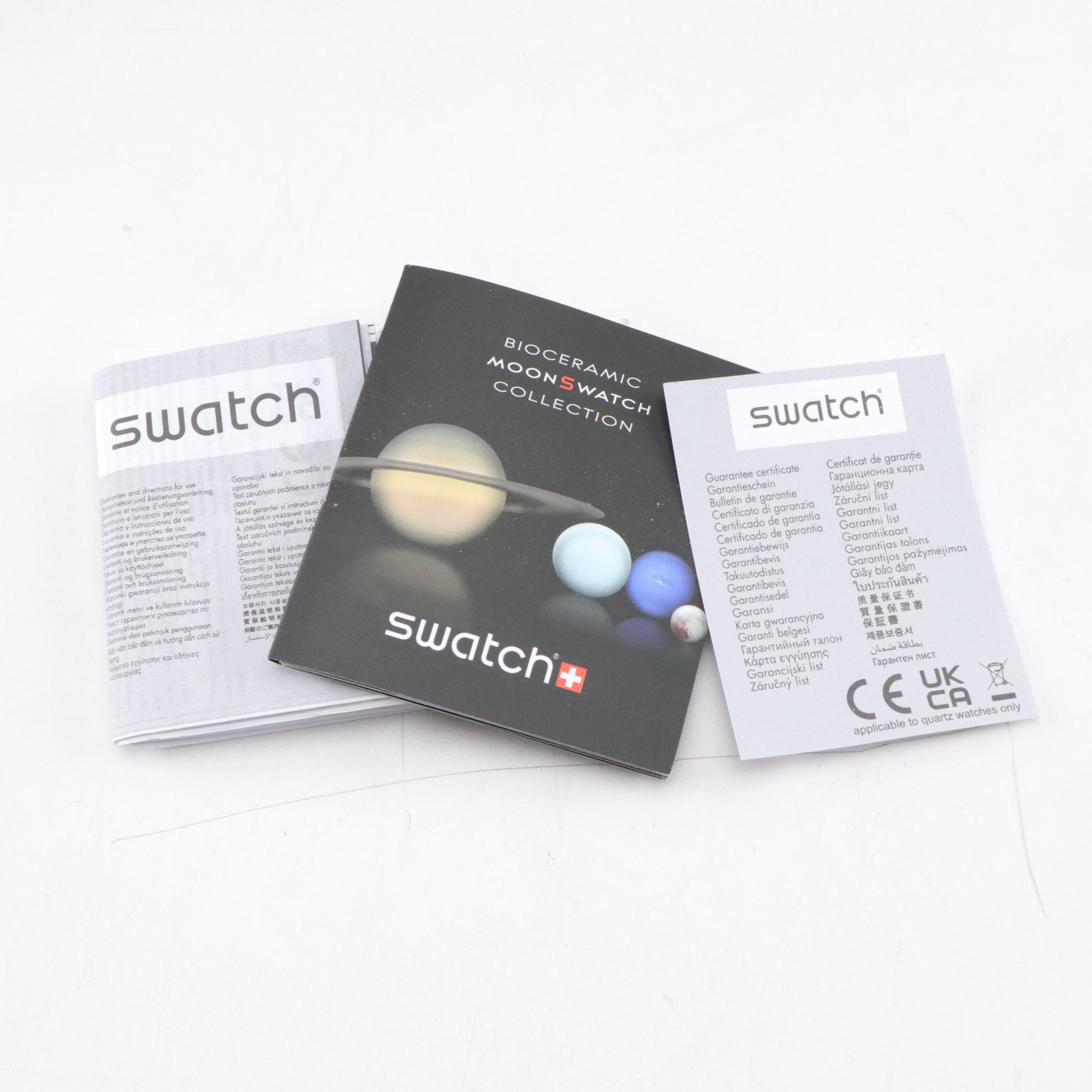 Omega X Swatch Moonswatch Mission to Jupiter Bioceramic Quartz Watch