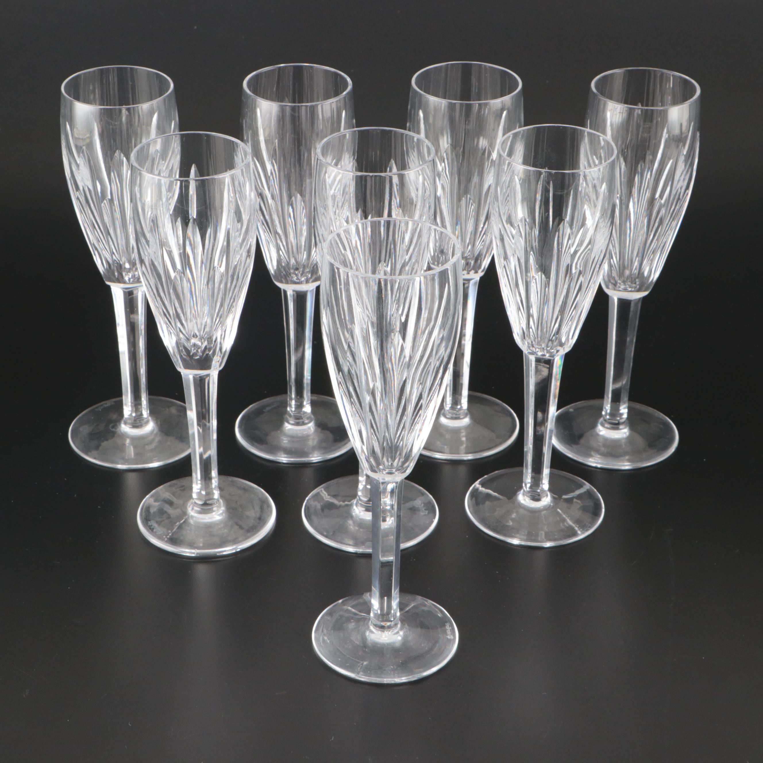 Waterford Crystal "Carina" Champagne Flutes, 1987–2017