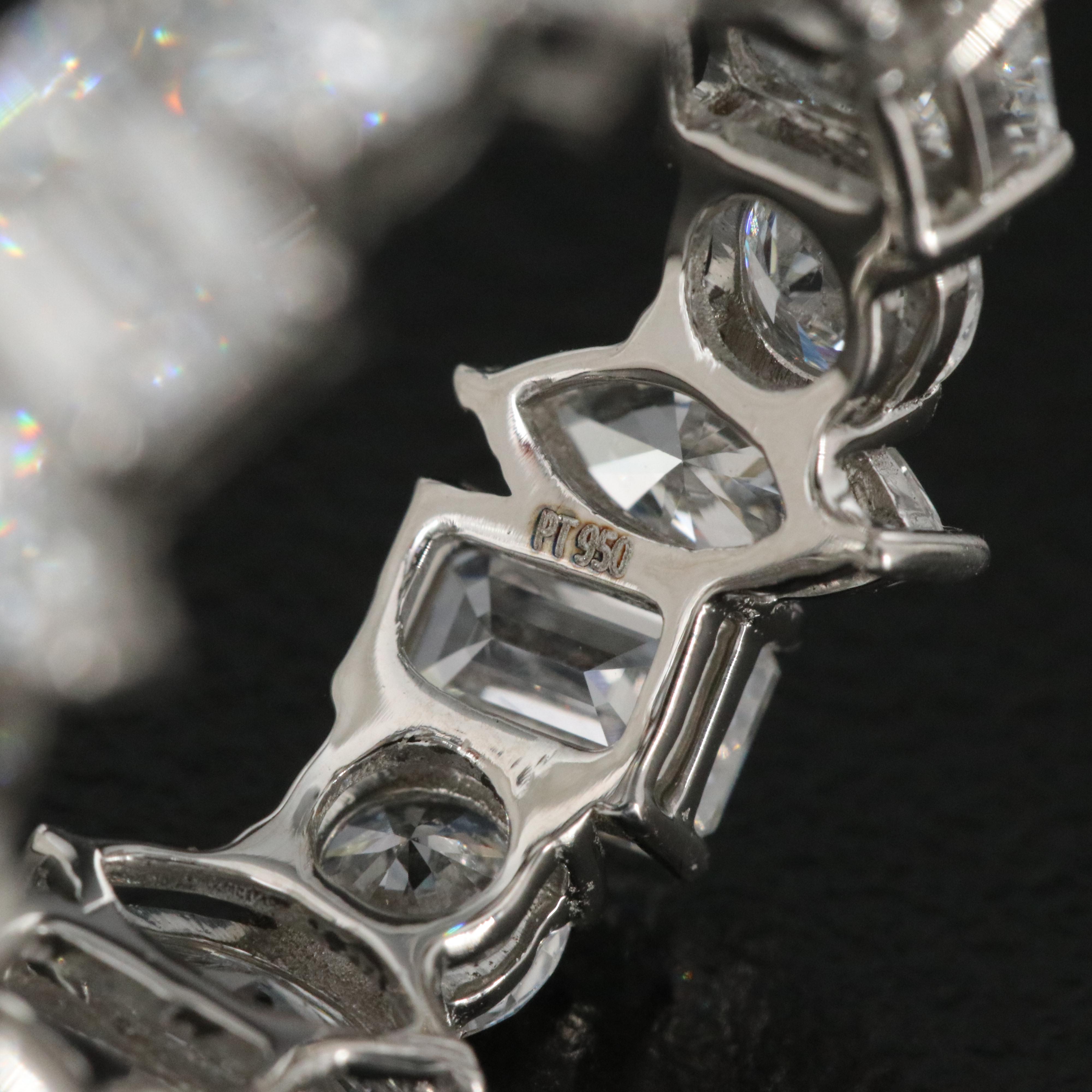 Platinum 6.65 CTW Lab Grown Diamond Eternity Band