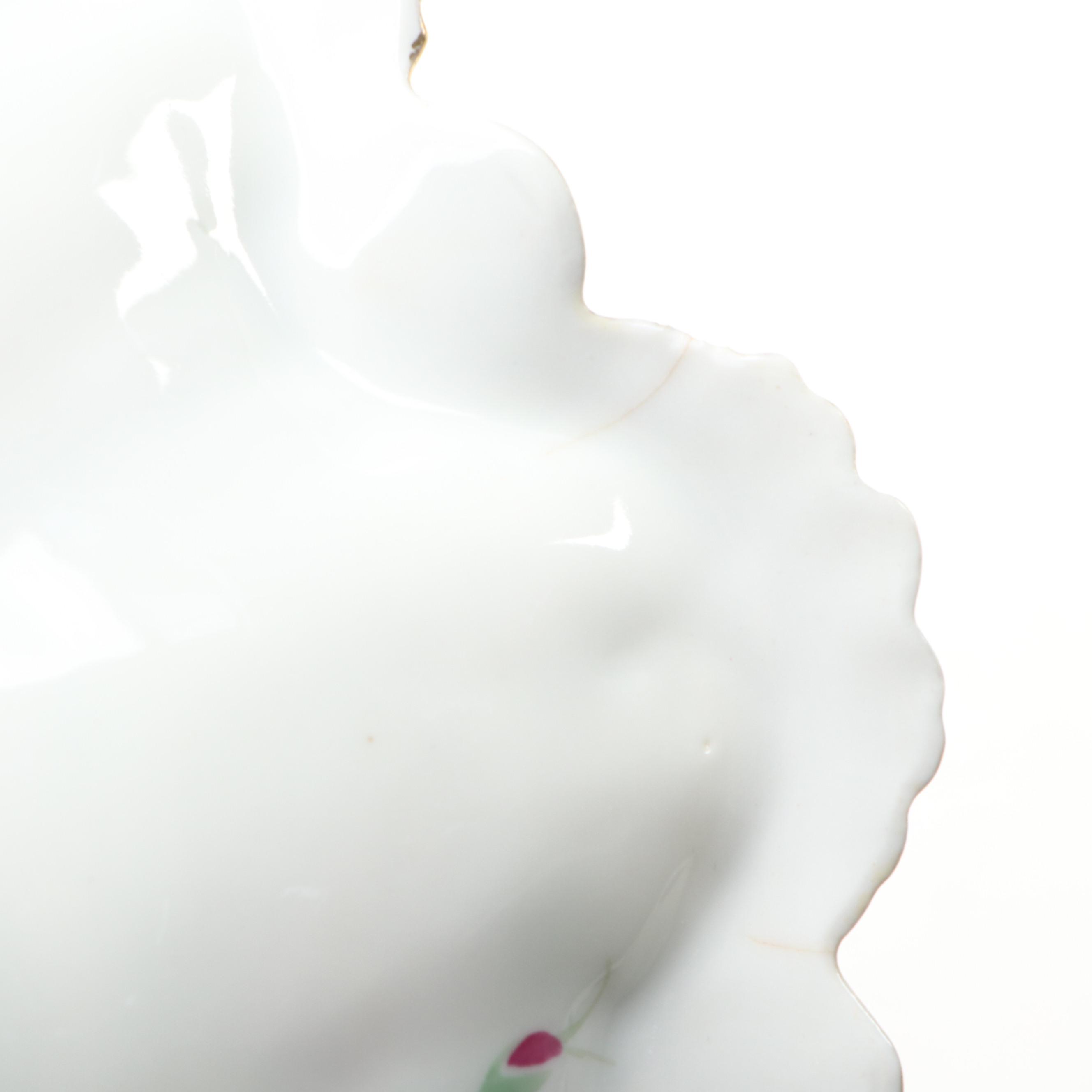 Nippon Porcelain Rose Pattern Bowl, Early 20th Century