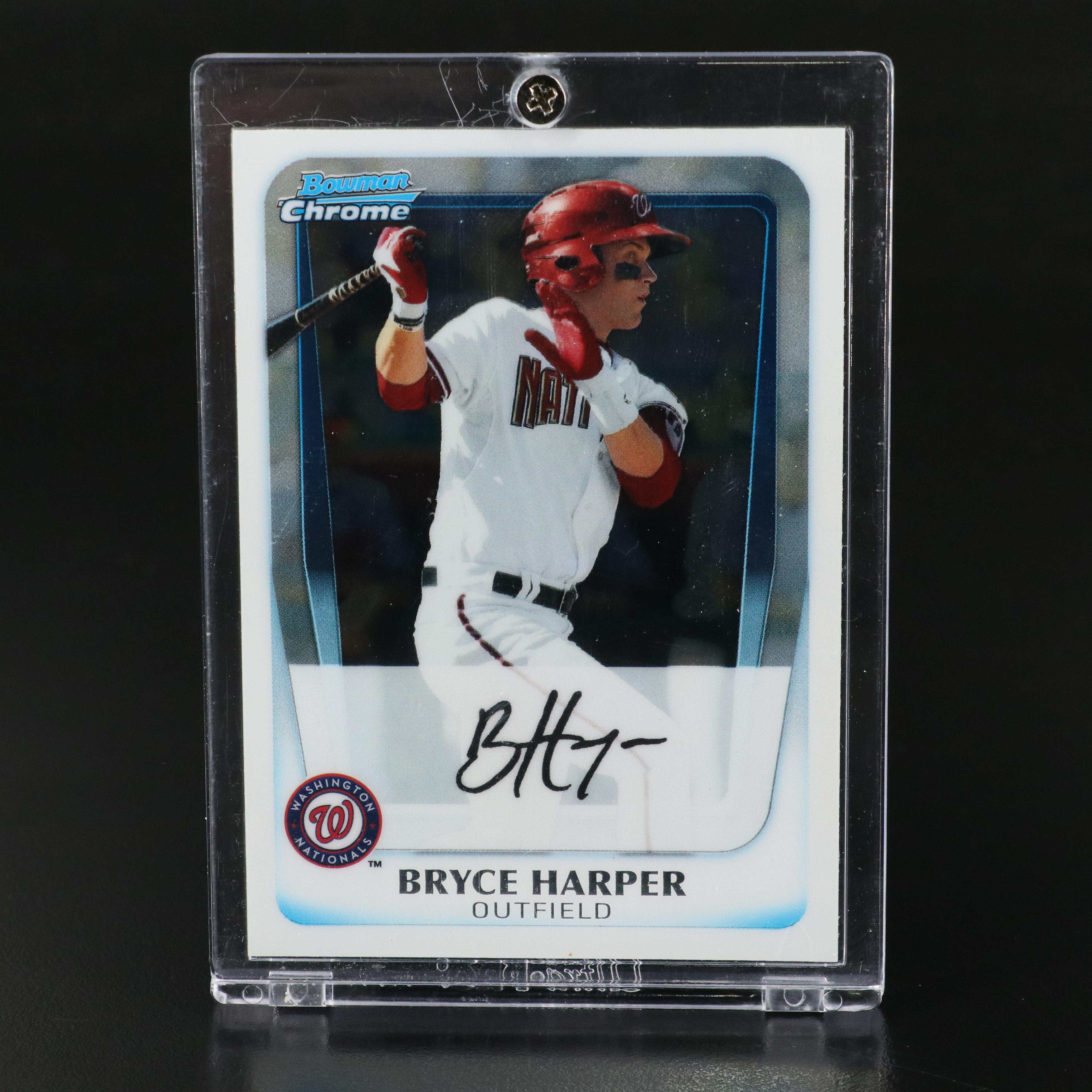 2011 Bowman Chrome Bryce Harper Washington Nationals Prospect Baseball Card